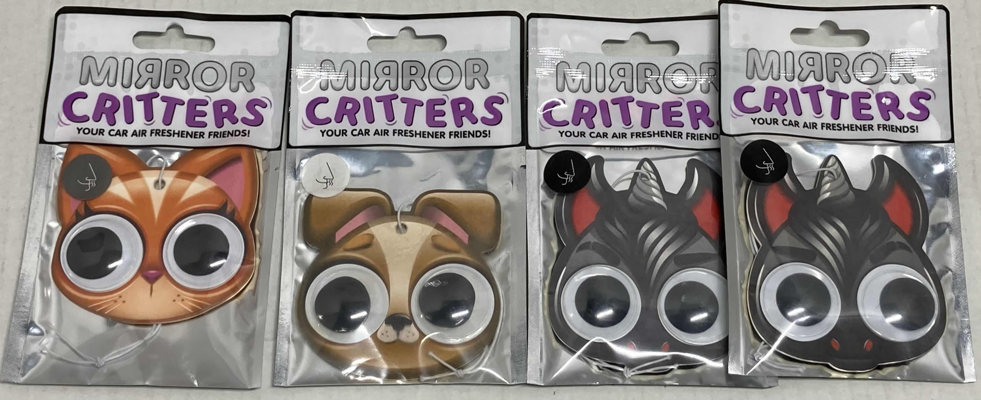 Photo 2 of NEW MIRROR CRITTERS ANIMAL CHARACTER CAR AIR FRESHENERS (9)