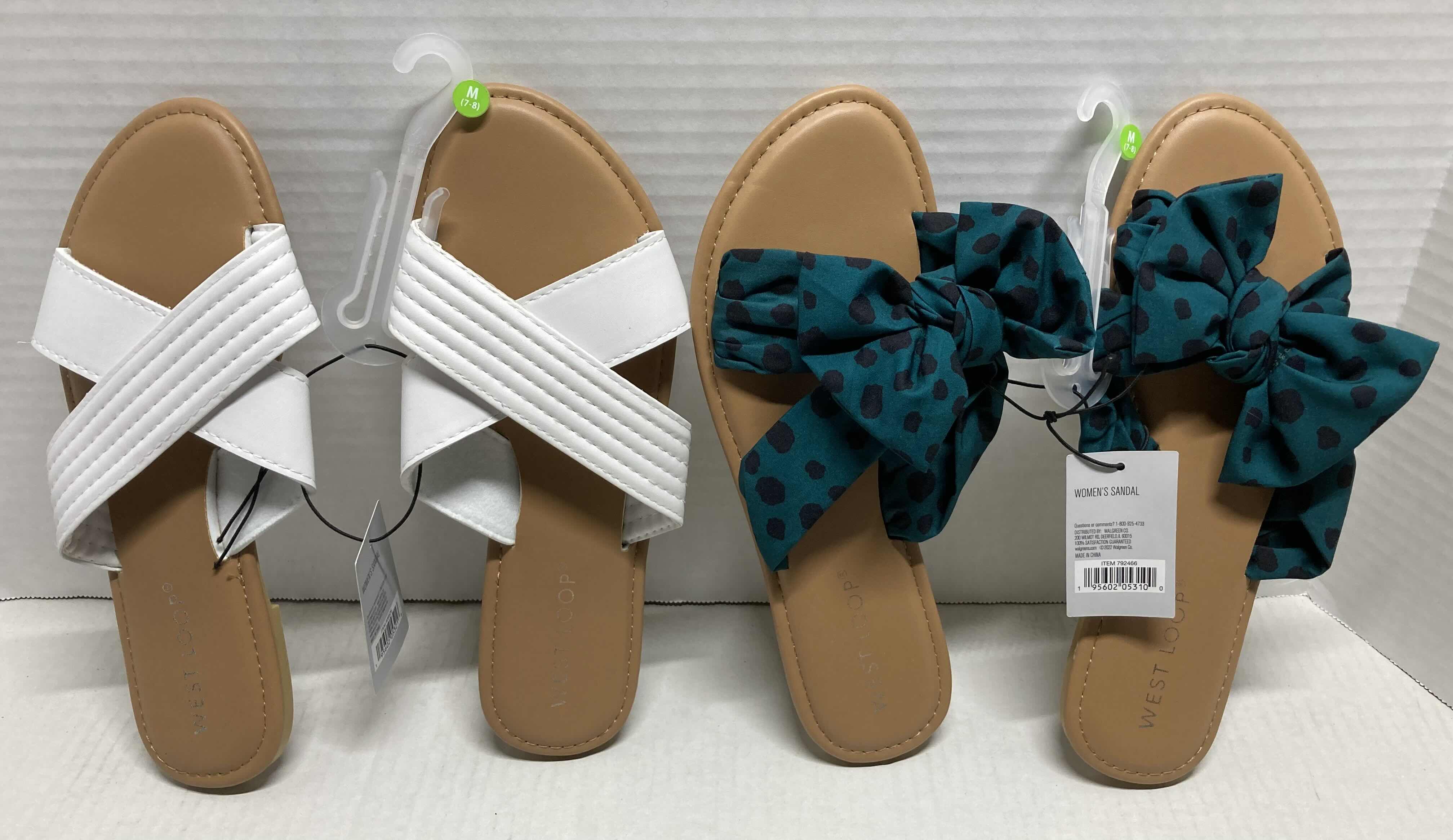 Photo 2 of NEW WEST LOOP SANDALS WOMENS SIZE M 7-8 (4)