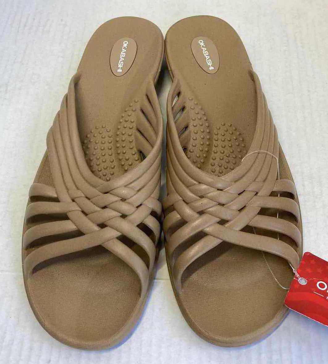 Photo 3 of NEW OKABASHI SANDALS & CROSS STRAP SANDALS MENS SIZE ML 9-10