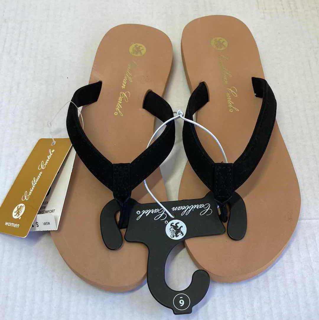 Photo 2 of NEW CARIBBEAN CARTEL SANDALS WEST LOOP SANDALS (2) WOMENS SIZE S 5-6