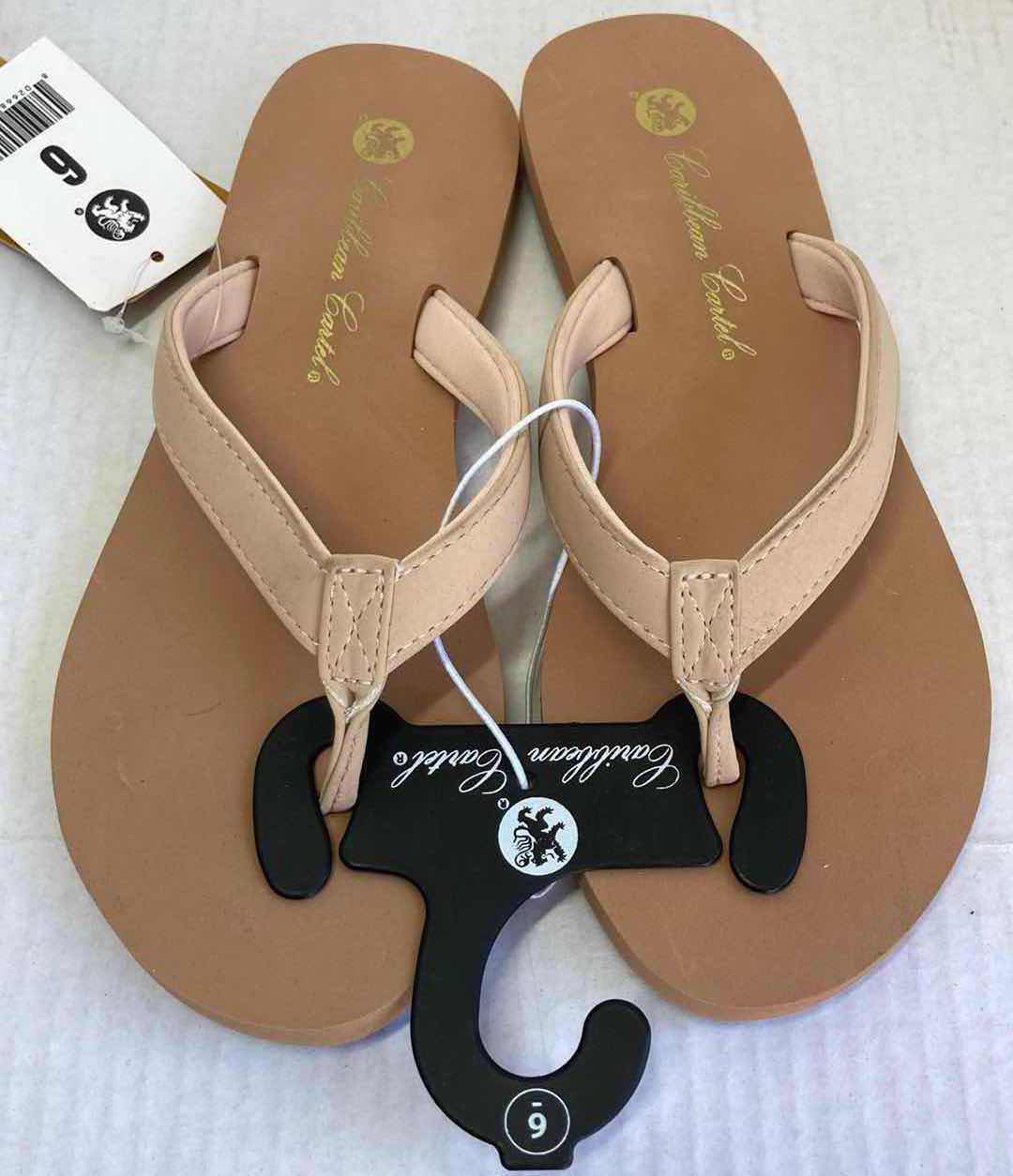 Photo 2 of NEW CARIBBEAN CARTEL SANDALS WEST LOOP SANDALS (2) WOMENS SIZE S 5-6