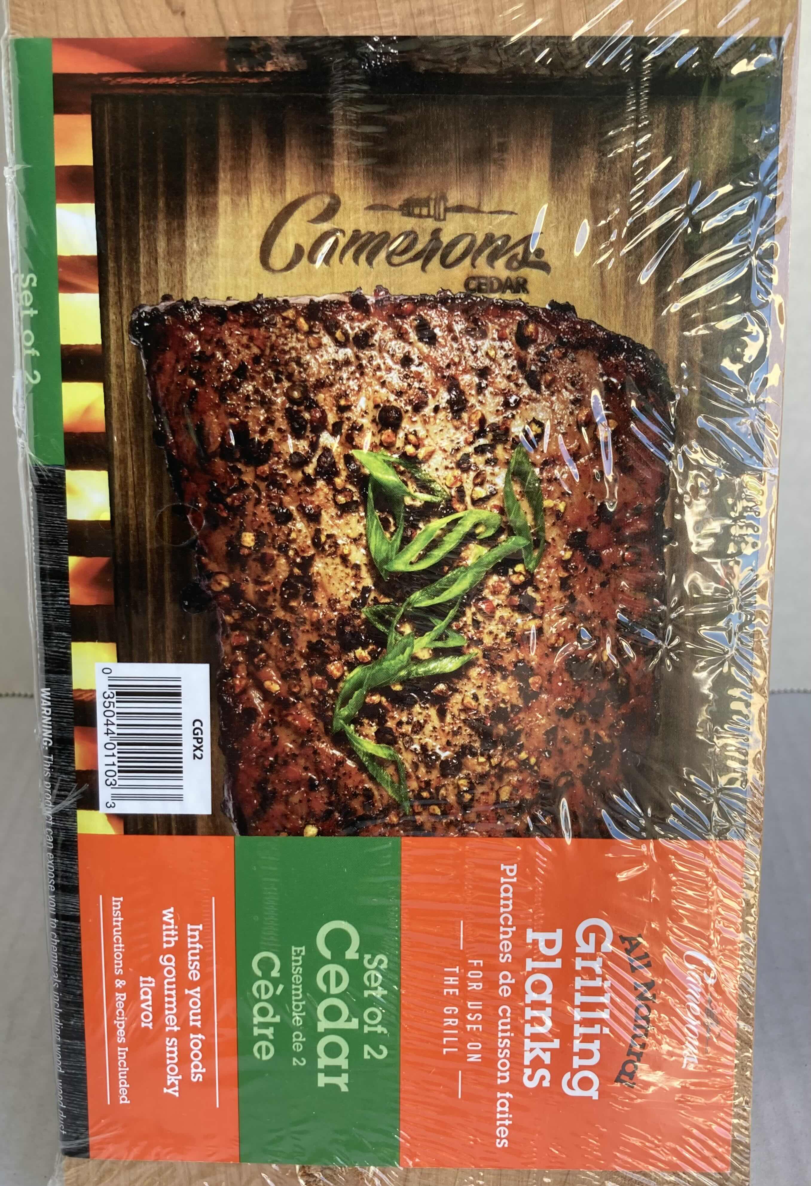 Photo 3 of NEW CAMERONS ALL NATURAL GRILLING CEDAR PLANKS 2PACK (4)