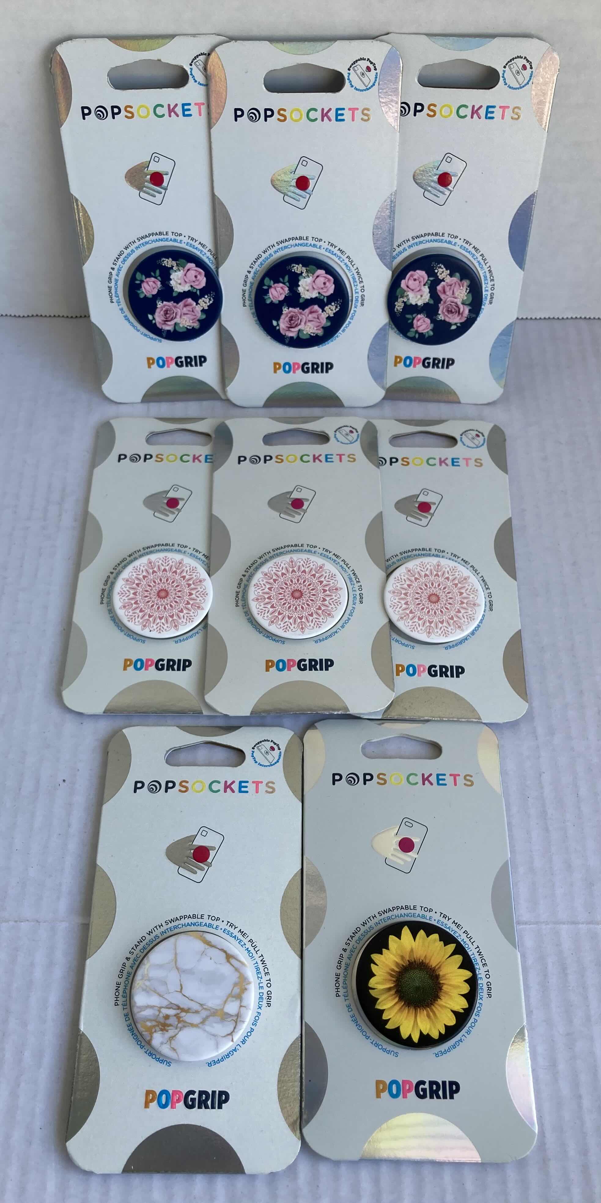 Photo 1 of NEW POPSOCKETS CELL PHONE POP GRIP STANDS (8)