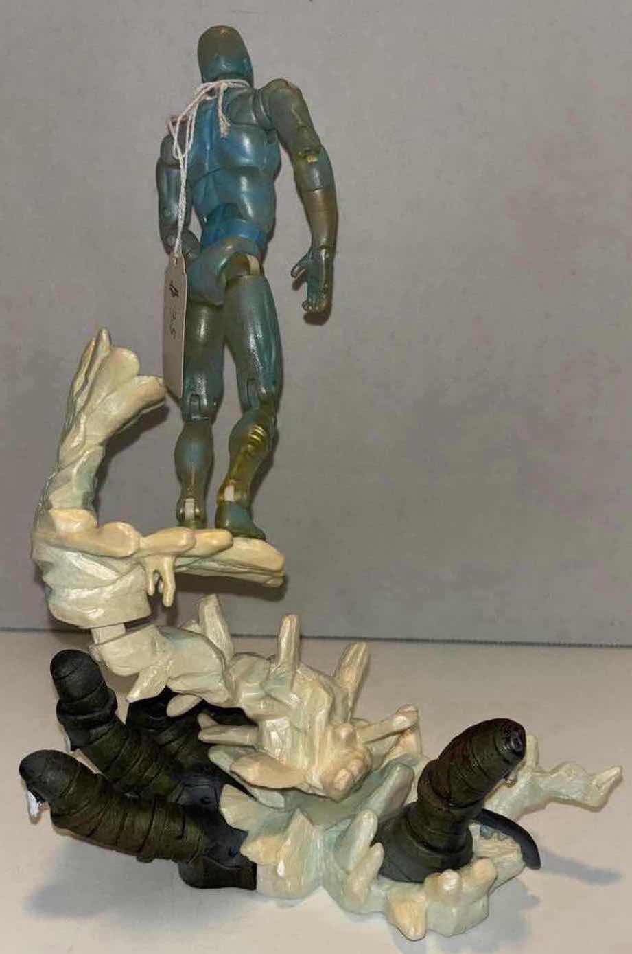 Photo 2 of 2004 TOY BIZ MARVEL LEGENDS SERIES VIII 8.75” ICEMAN ACTION FIGURE & BASE