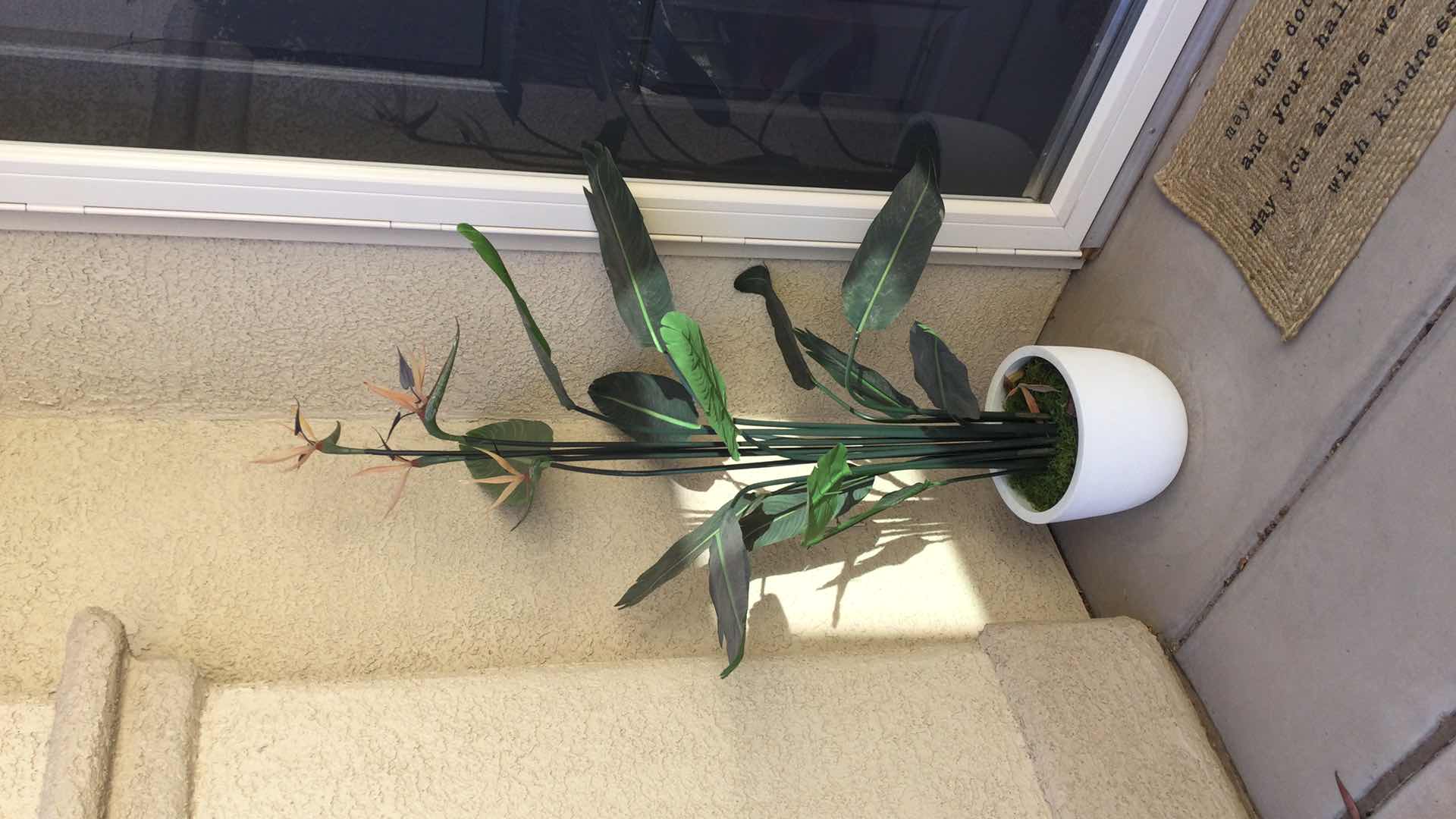 Photo 1 of FAUX POTTED BIRD OF PARADISE PLANT H58”