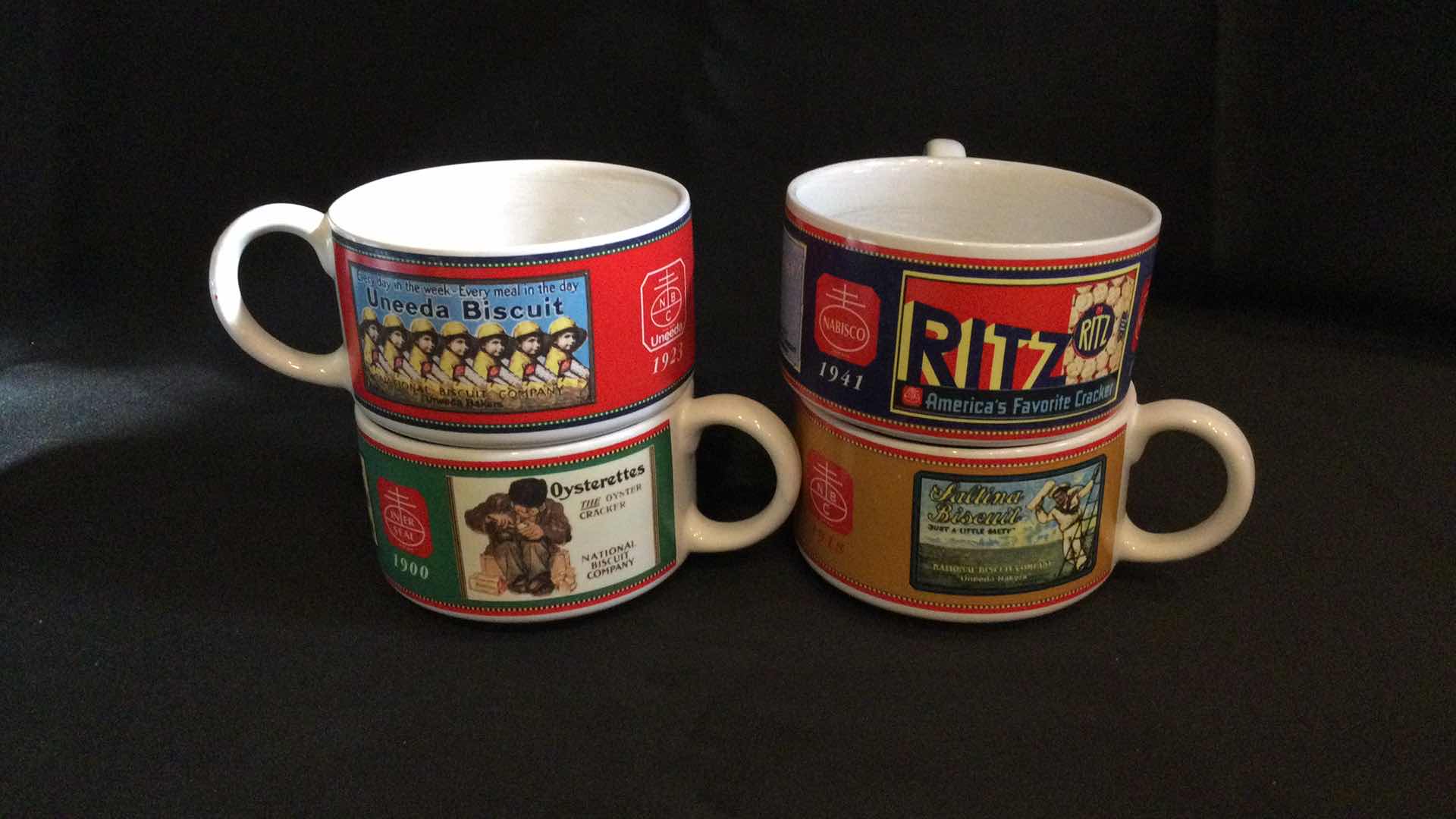 Photo 1 of ADVERTISEMENT SOUP MUGS (4)