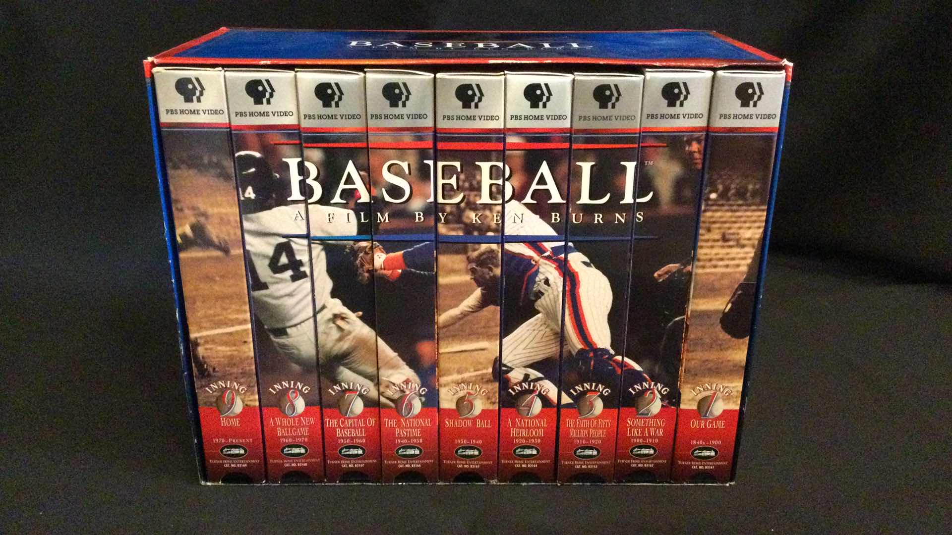 Photo 1 of BASEBALL A FILM BY KEN BURNS ON (9) VHS TAPES