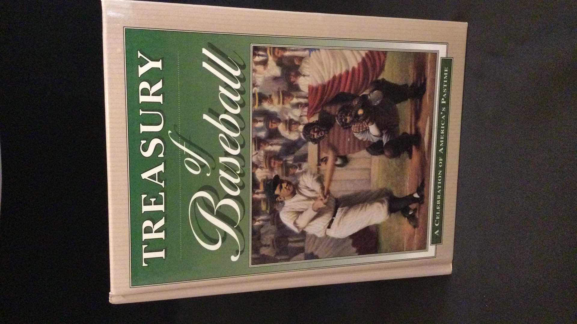Photo 1 of TREASURY OF BASEBALL (A CELEBRATION OF AMERICAS FAVORITE PAST TIME) BOOK