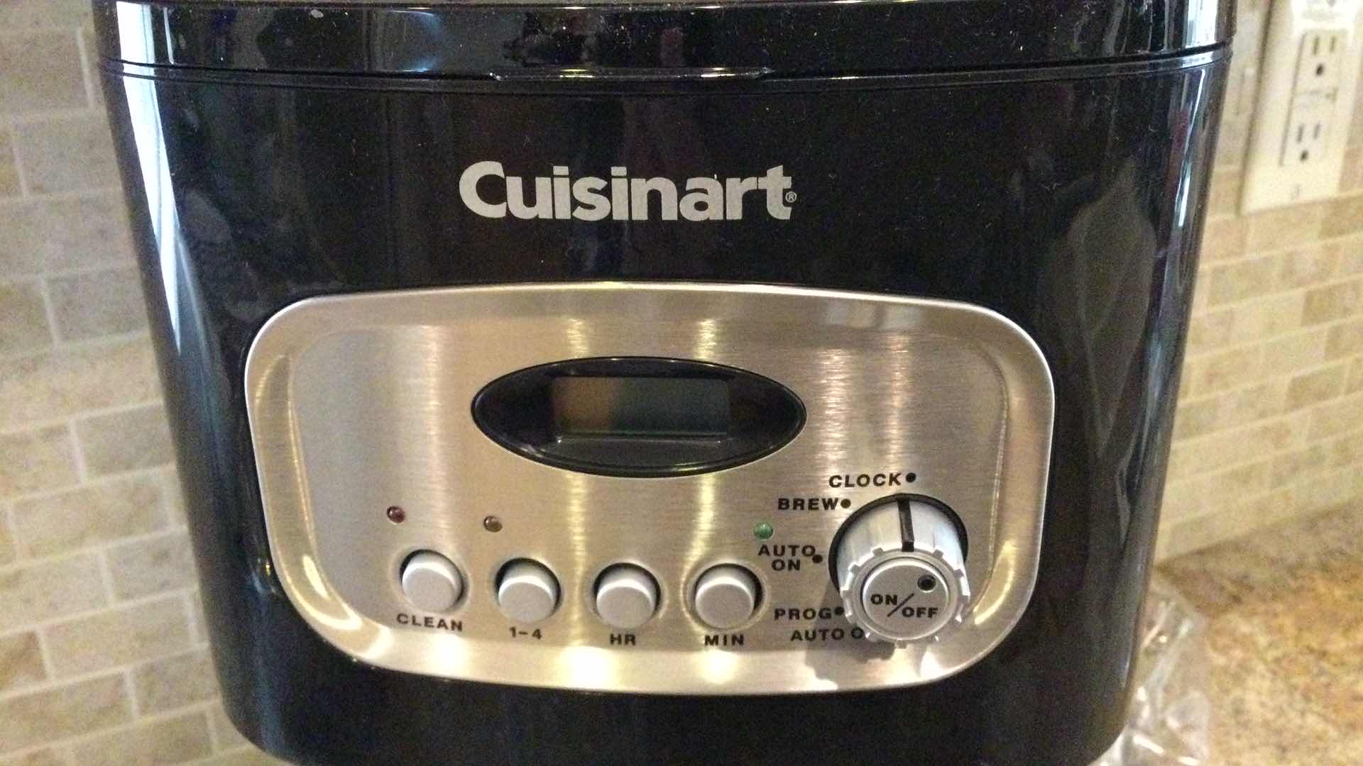 Photo 4 of CUISINART DCC-1100 SERIES 12-CUP PROGRAMMABLE COFFEEMAKER W/ CUT GLASS MUGS