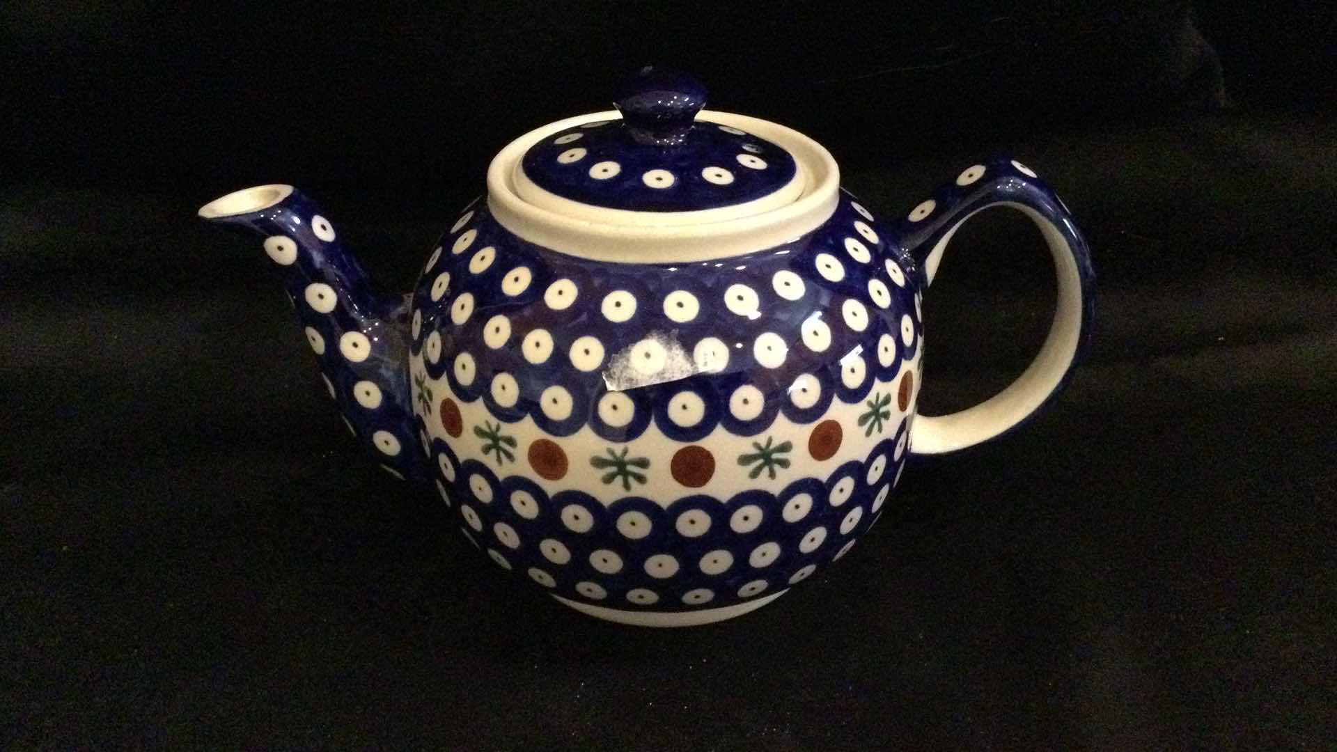 Photo 1 of BOLESLAWIEC HAND MADE TEAPOT