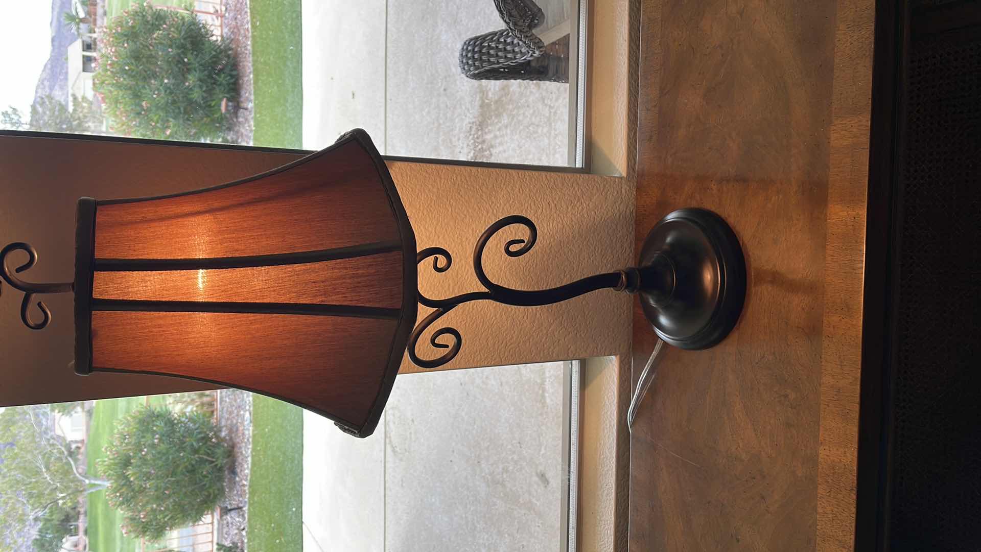 Photo 1 of TABLE LAMP W/ TAN SHADE H 29”
