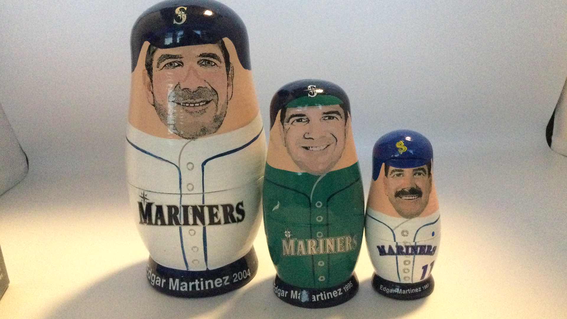 Photo 4 of 2004 EDGAR MARTÍNEZ “SEATTLE MARINERS” NESTING DOLL