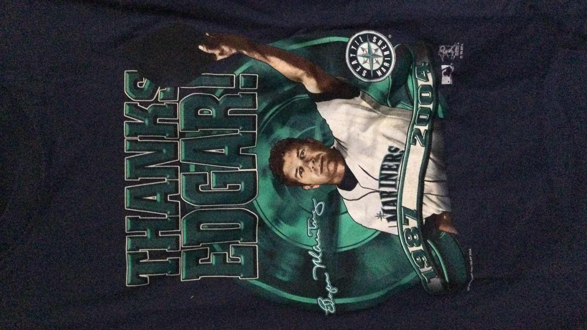 Photo 2 of 1987-2004 EDGAR MARTÍNEZ “SEATTLE MARINERS” T-SHIRT SIZE: L