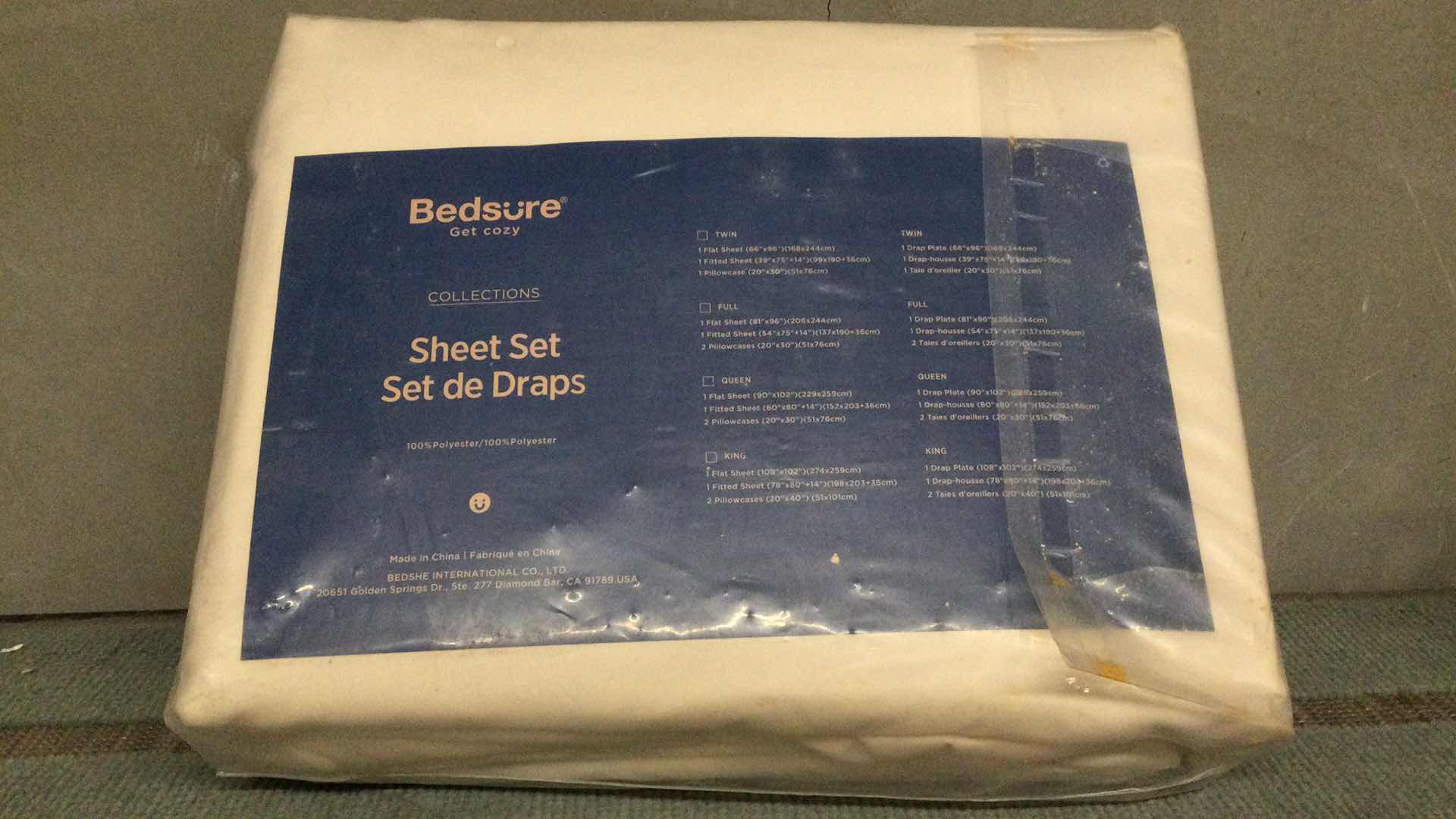 Photo 1 of BEDSURE QUEEN SIZE COLLECTIONS SHEET SET