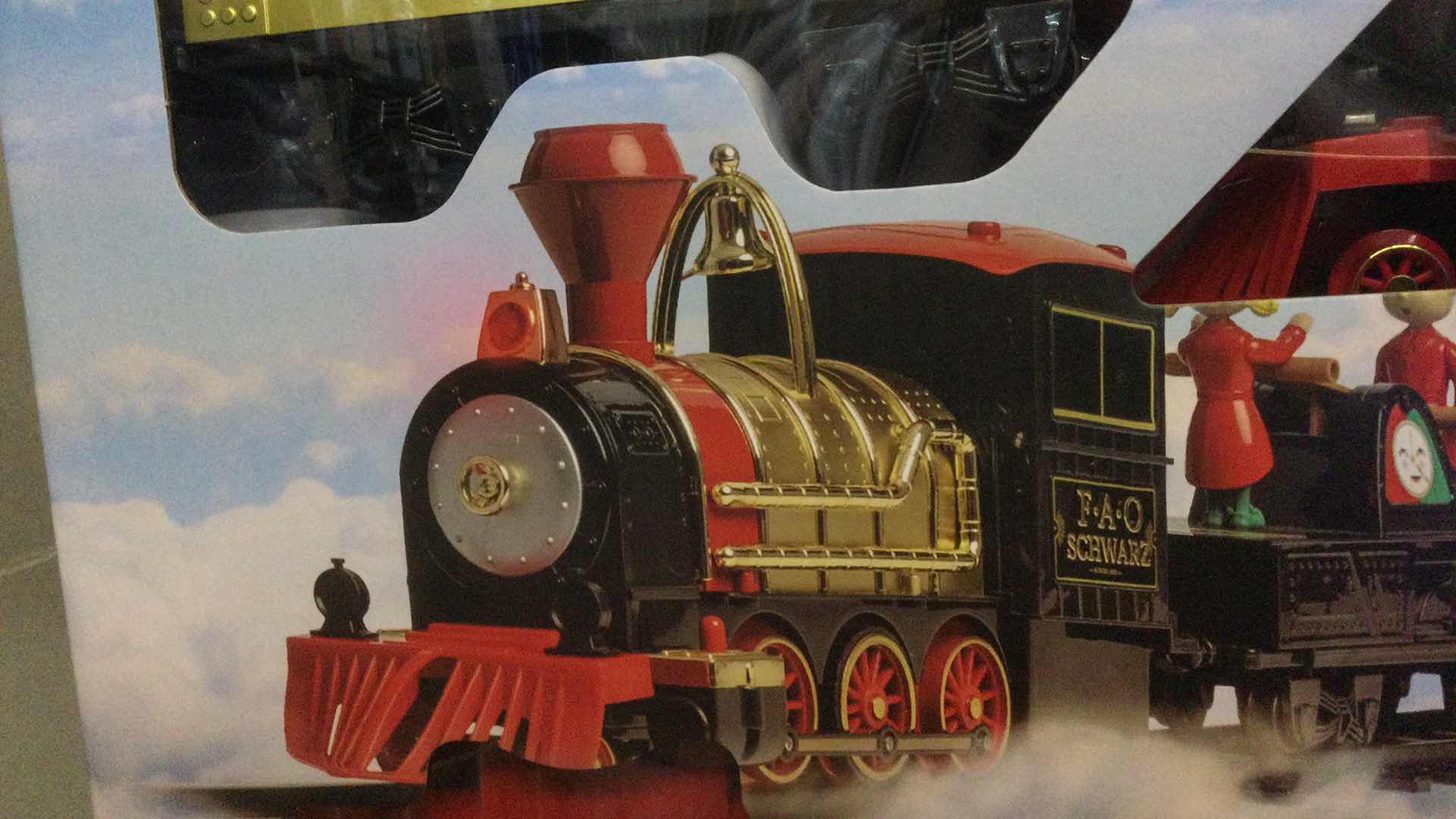 Photo 6 of NEW F.A.O. SCHWARZ TRAIN SET 30- PIECE MOTORIZED