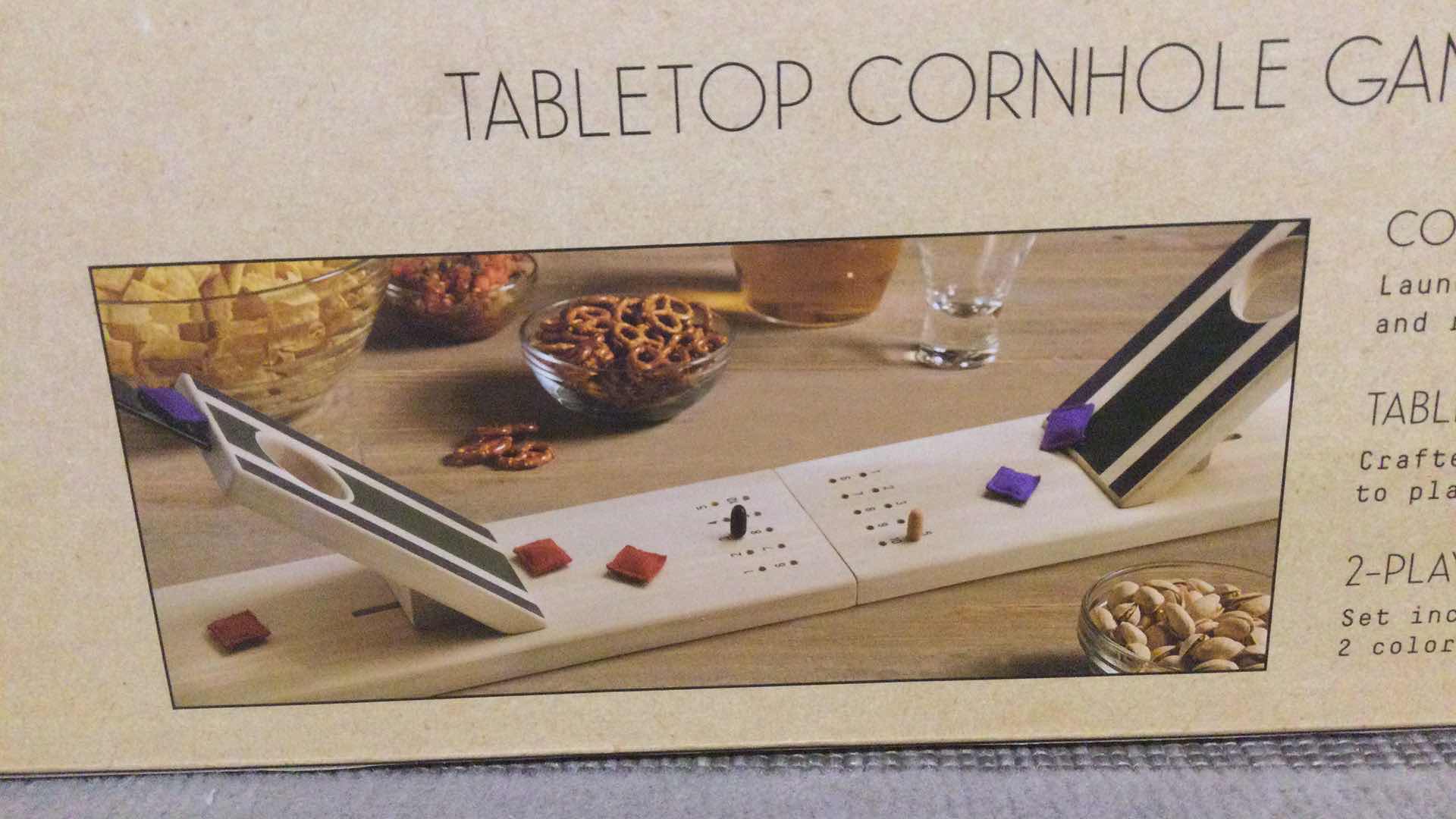Photo 3 of NEW STUDIO MERCANTILE TABLETOP CORNHOLE GAME