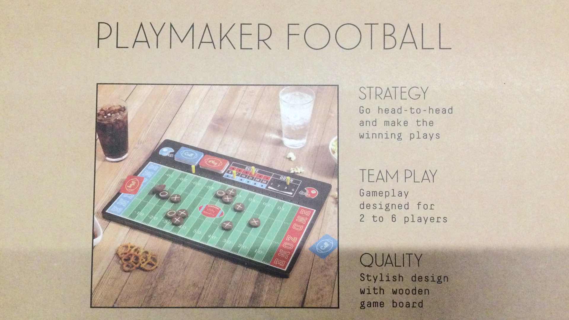 Photo 3 of NEW STUDIO MERCANTILE PLAYMAKER FOOTBALL STRATEGY BOARD GAME