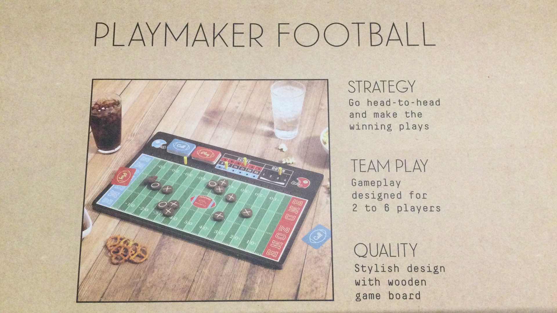 Photo 3 of NEW STUDIO MERCANTILE PLAYMAKER FOOTBALL STRATEGY BOARD GAME