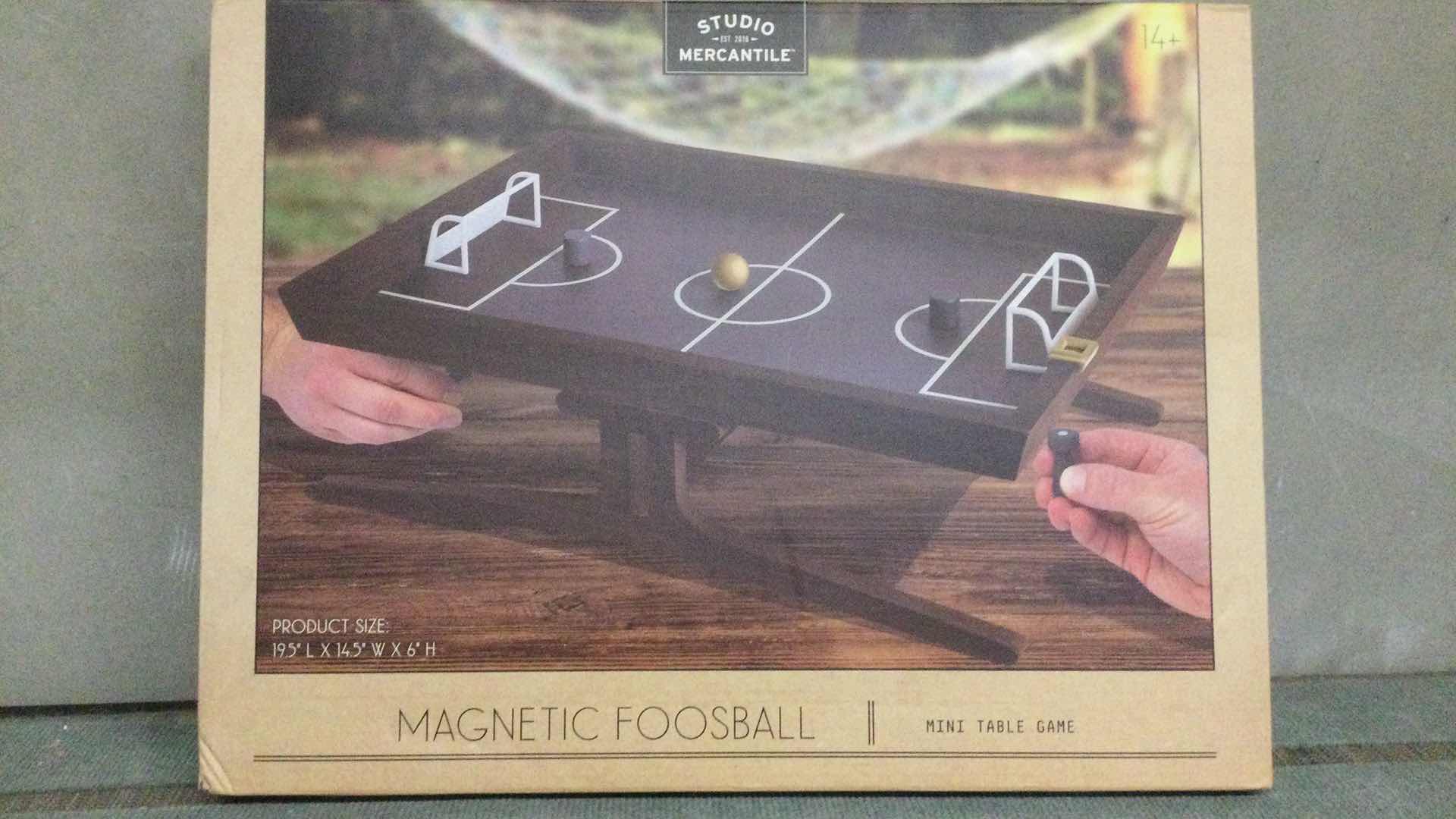 Photo 1 of NEW STUDIO MERCANTILE MAGNETIC FOOSBALL MINI TABLE GAME