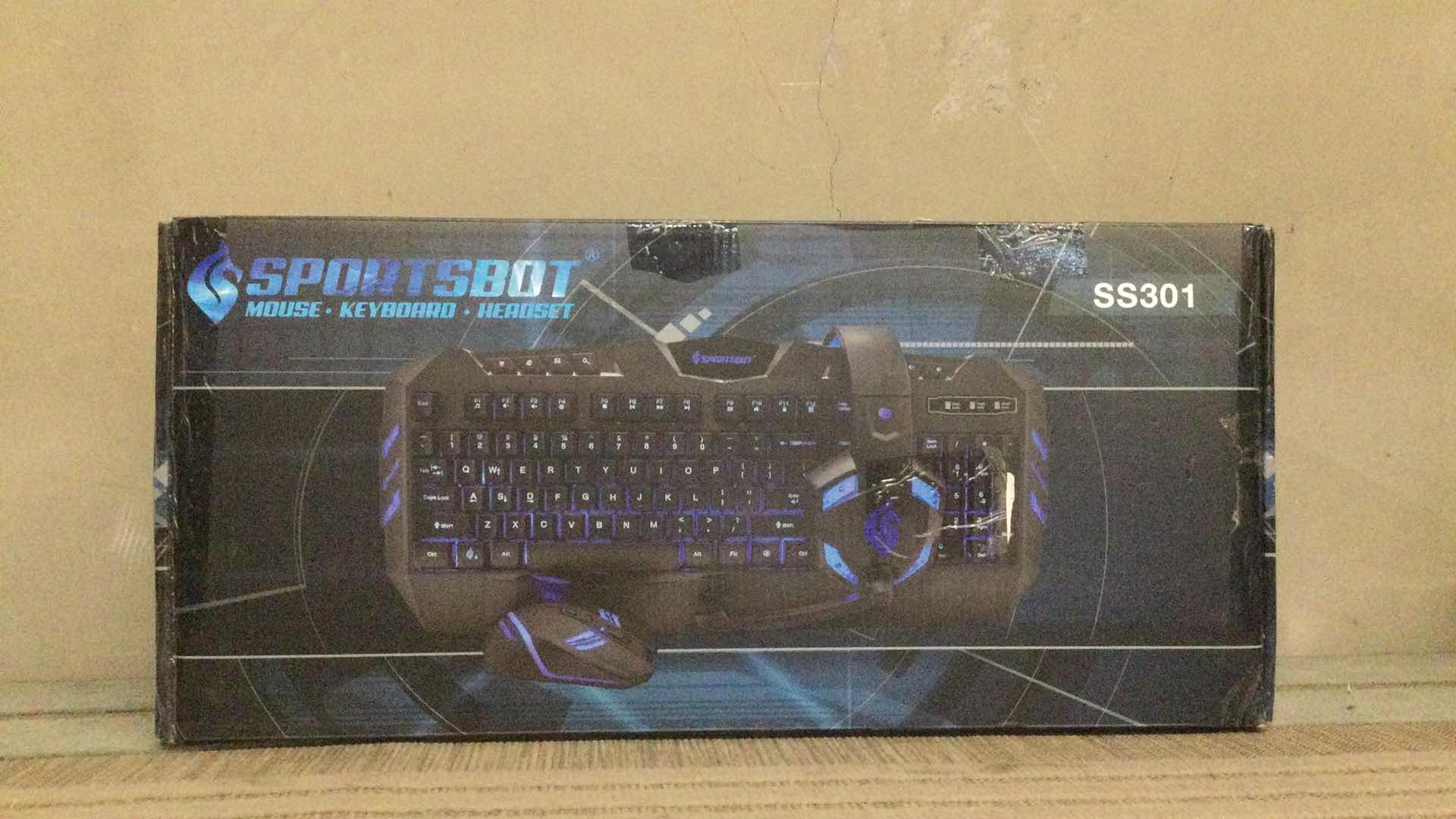 Photo 1 of SPORTSBOT SS301 MOUSE, KEYBOARD & HEADSET