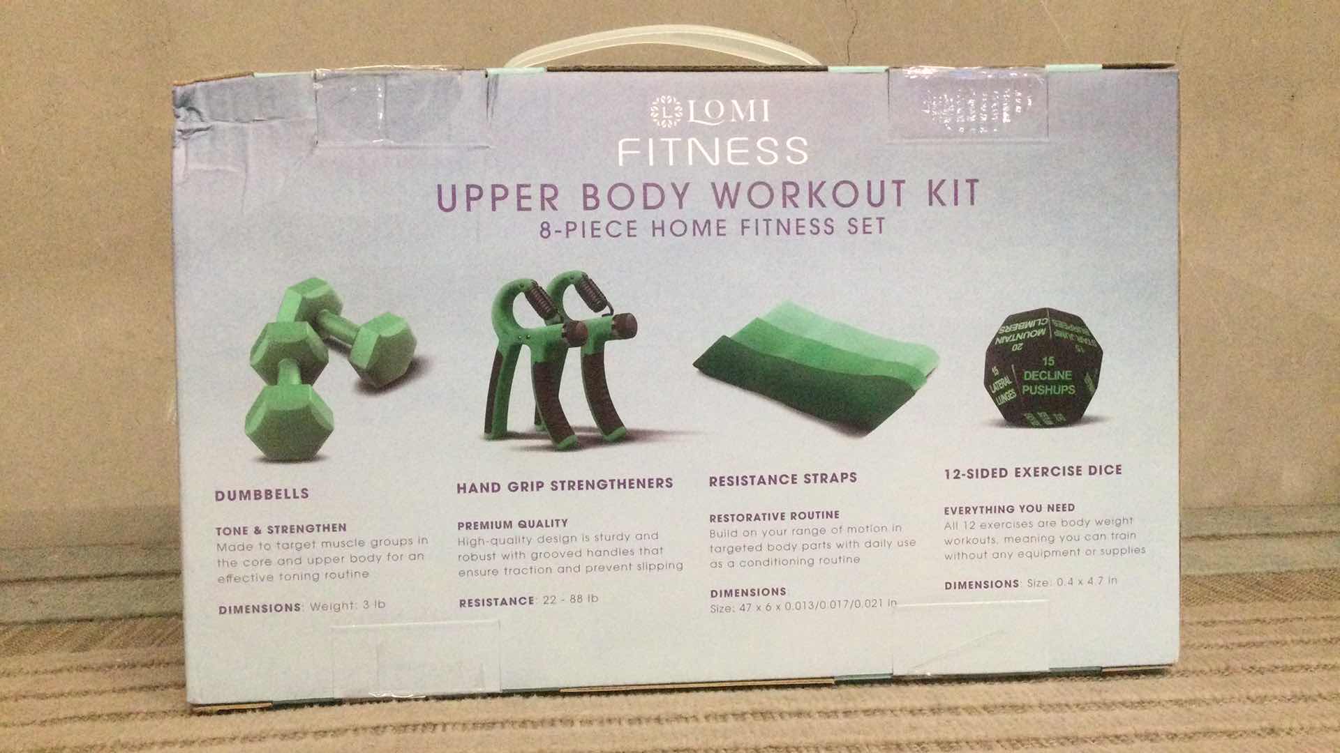 Photo 2 of NEW LOMI UPPER BODY WORK OUT KIT 8- PIECE HOME FITNESS SET