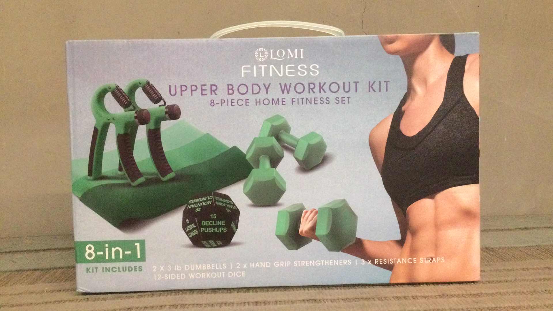 Photo 1 of NEW LOMI UPPER BODY WORK OUT KIT 8- PIECE HOME FITNESS SET