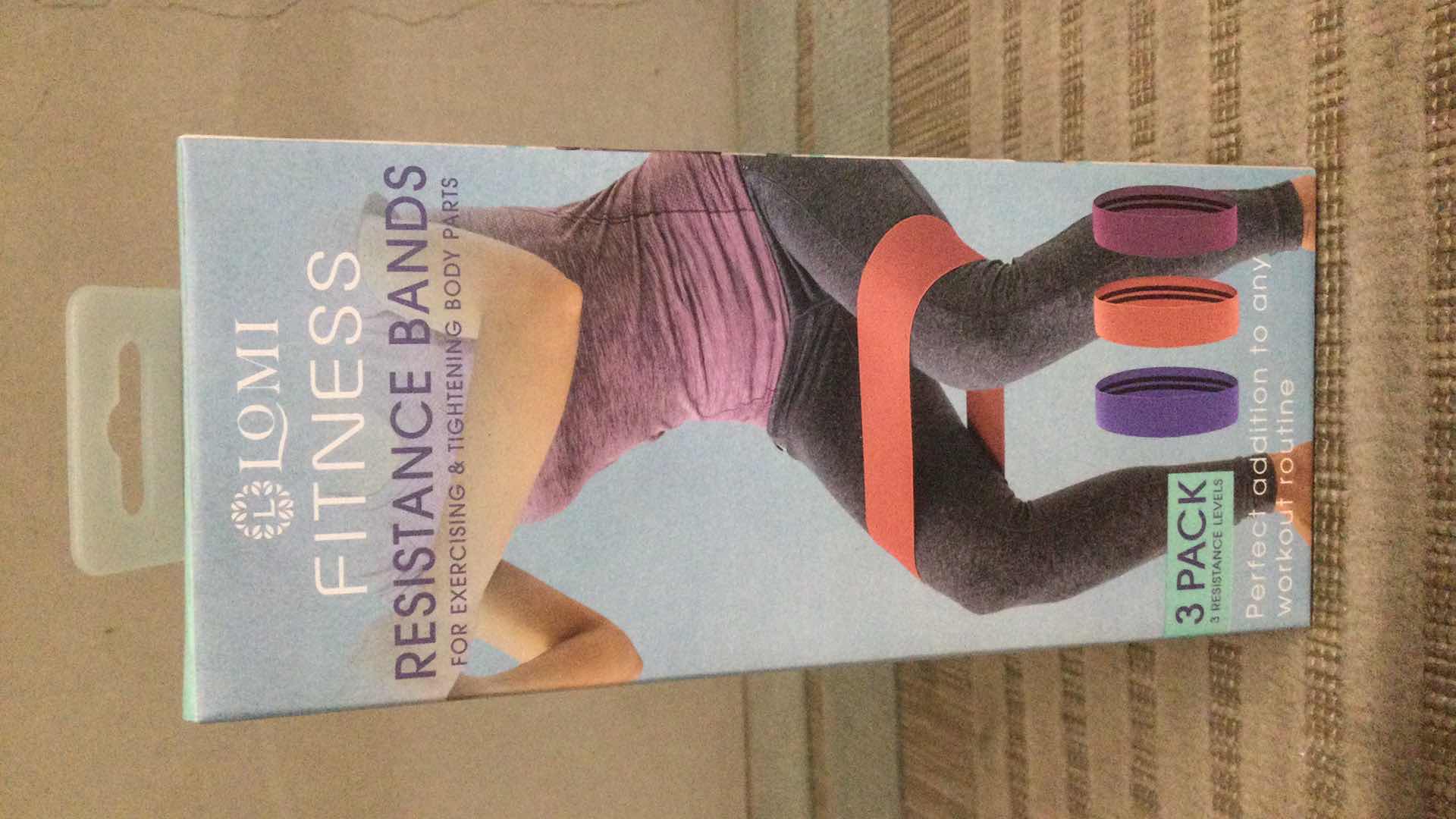 Photo 1 of NEW LOMI FITNESS RESISTANCE BANDS ( FOR EXERCISING & TIGHTENING BODY PARTS)