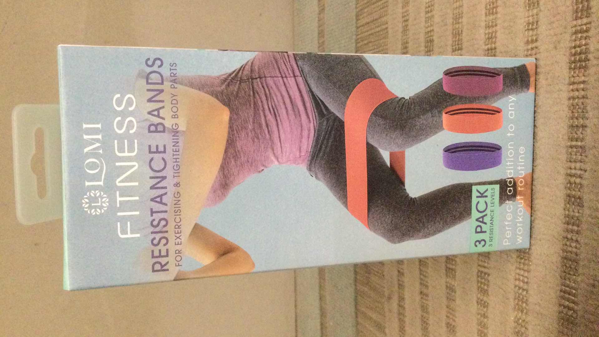 Photo 1 of NEW LOMI FITNESS RESISTANCE BANDS (FOR EXERCISING & TIGHTENING BODY PARTS)