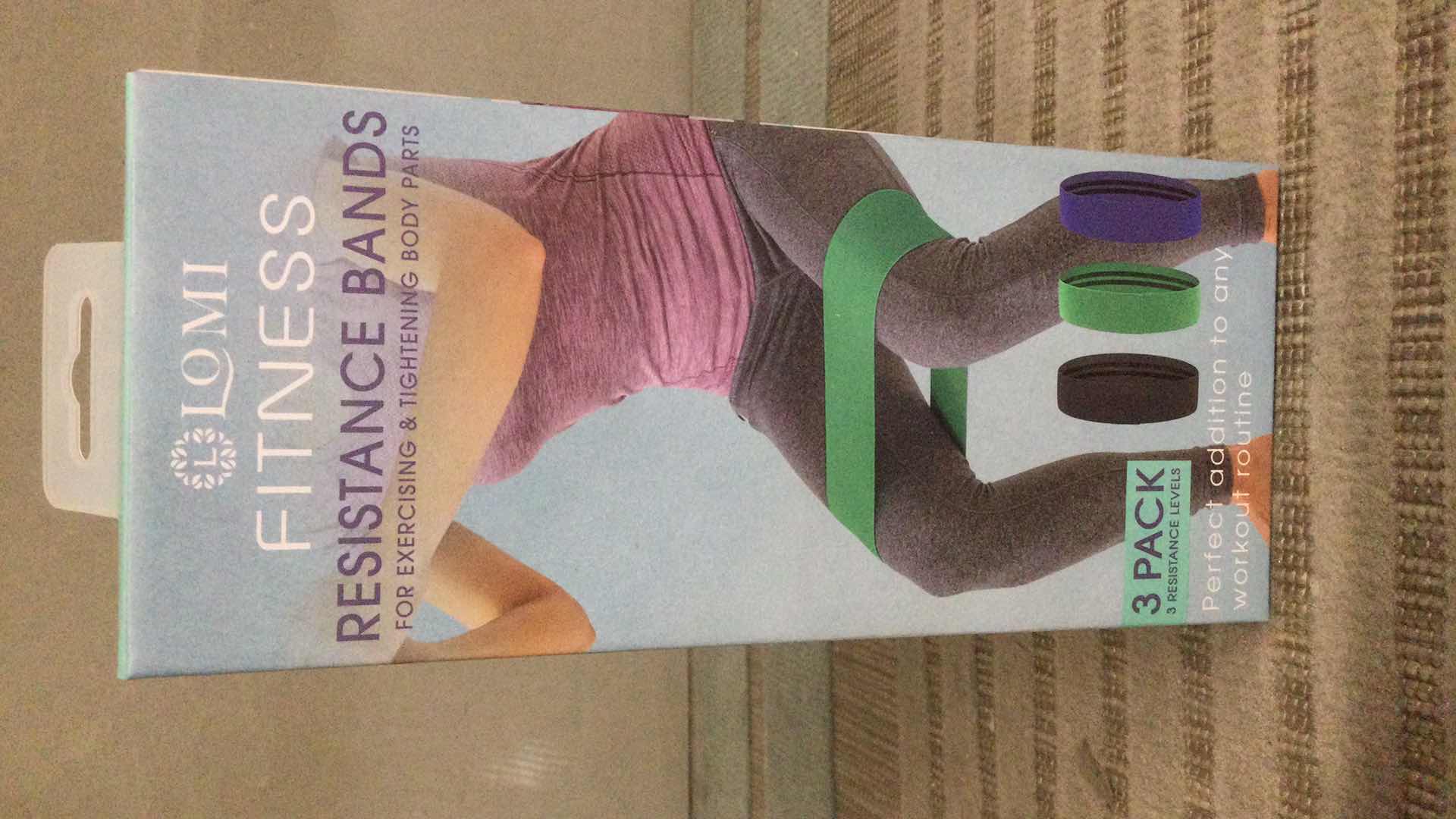 Photo 1 of NEW LOMI FITNESS RESISTANCE BANDS ( FOR EXERCISING & TIGHTENING BIDY PARTS)