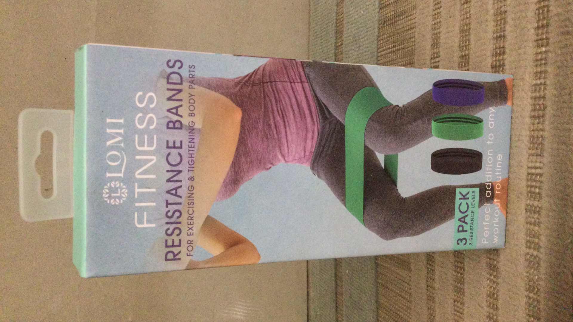 Photo 1 of NEW LOMI FITNESS RESISTANCE BANDS ( FOR EXERCISING & TIGHTENING BODY PARTS)