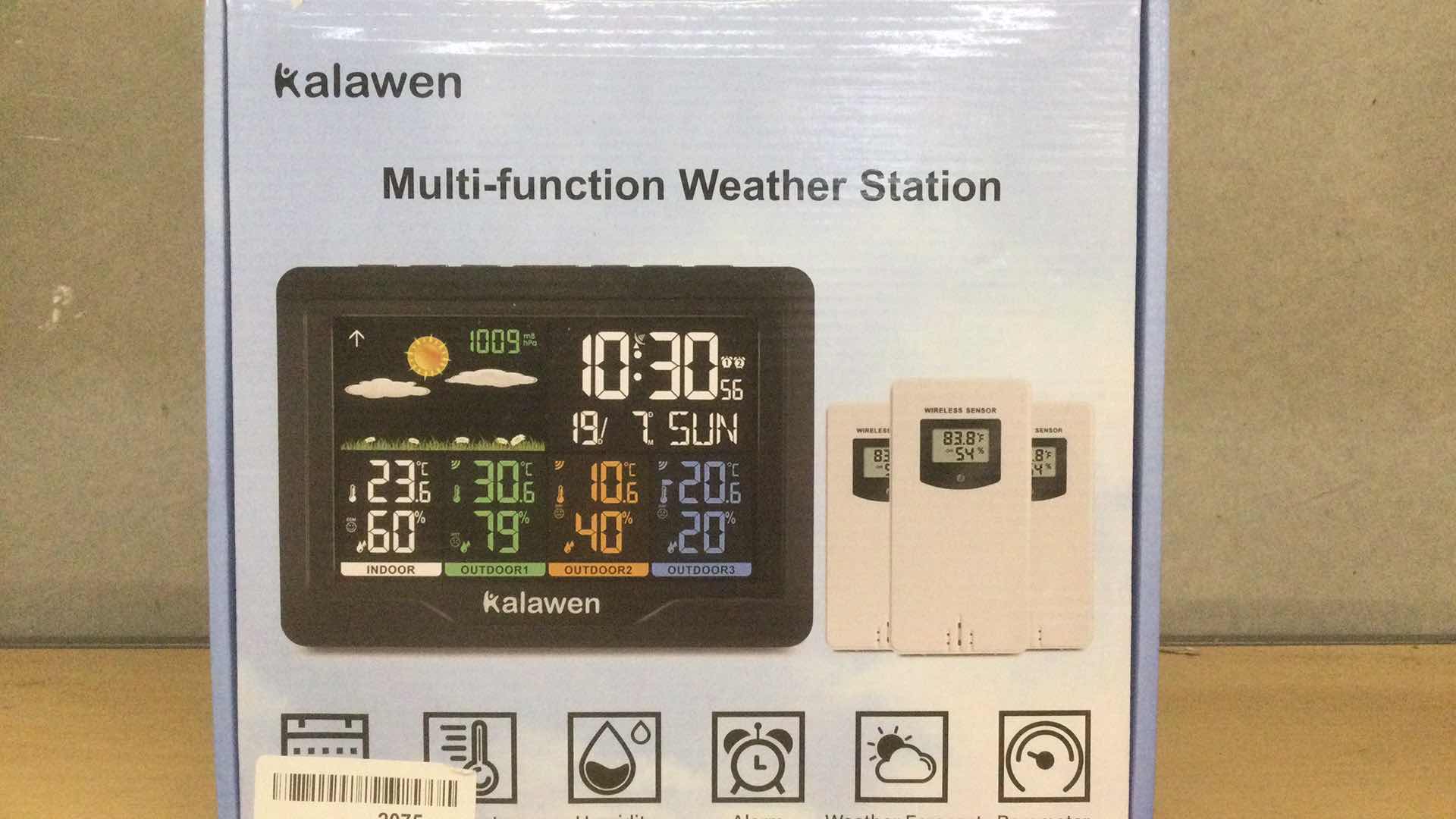 Photo 1 of KALAWEN MULTI FUNCTION WEATHER STATION (UNTESTED)