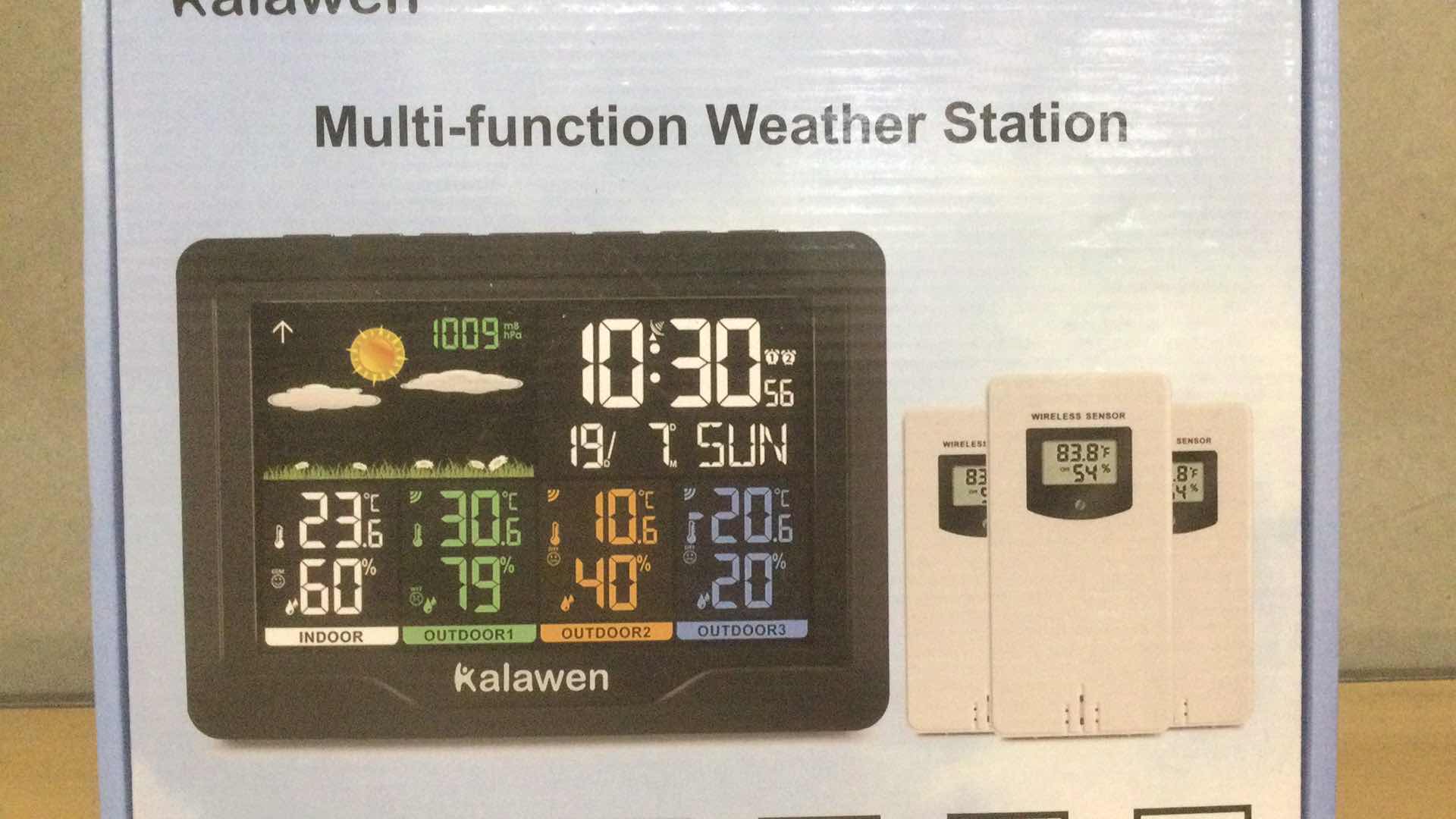 Photo 2 of KALAWEN MULTI FUNCTION WEATHER STATION (UNTESTED)