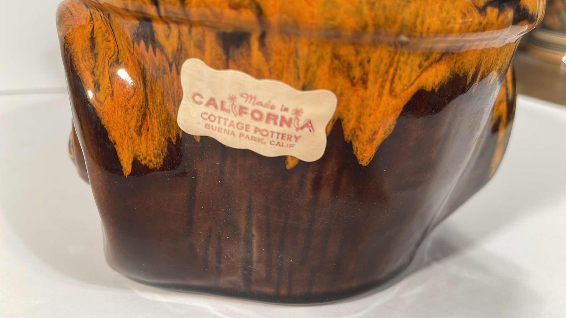 Photo 4 of VINTAGE CALIFORNIA COTTAGE POTTERY PLANTER