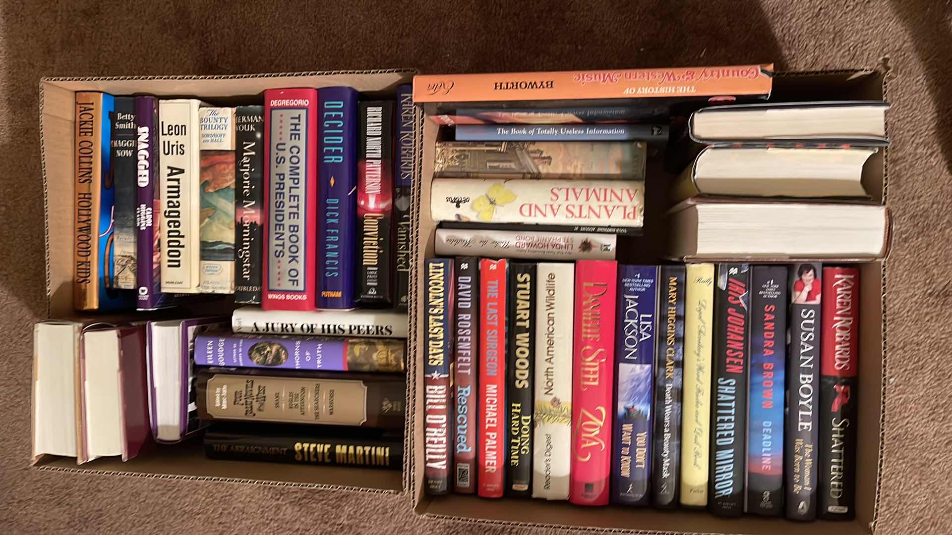 Photo 1 of ASSORTED HARDCOVER BOOKS- LARGE LOT