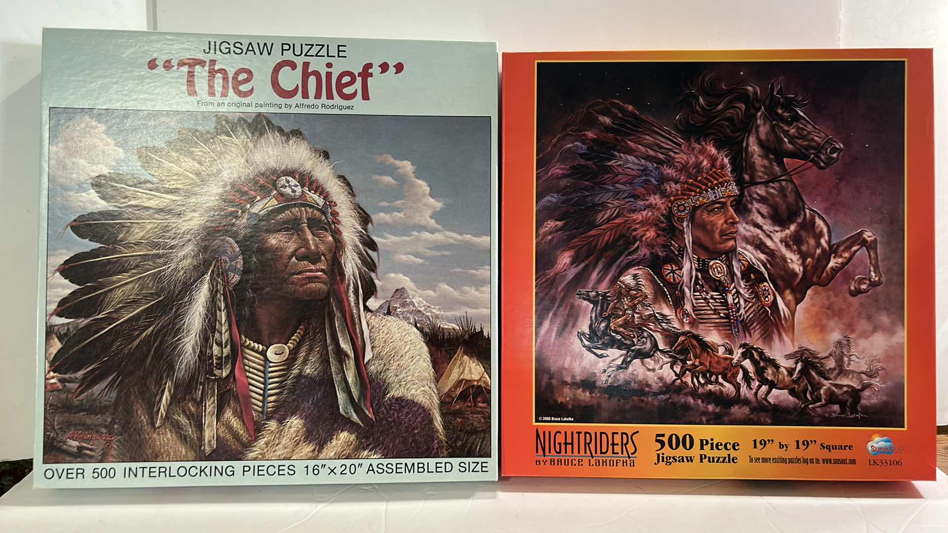 Photo 4 of NATIVE AMERICAN PUZZLES THE CHIEF AND NIGHTRIDERS