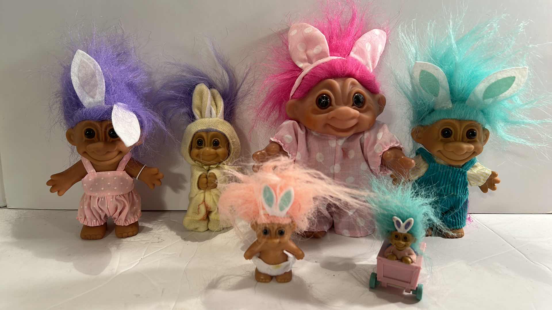 Photo 6 of 6 VINTAGE RUSS AND DAM TROLL DOLLS