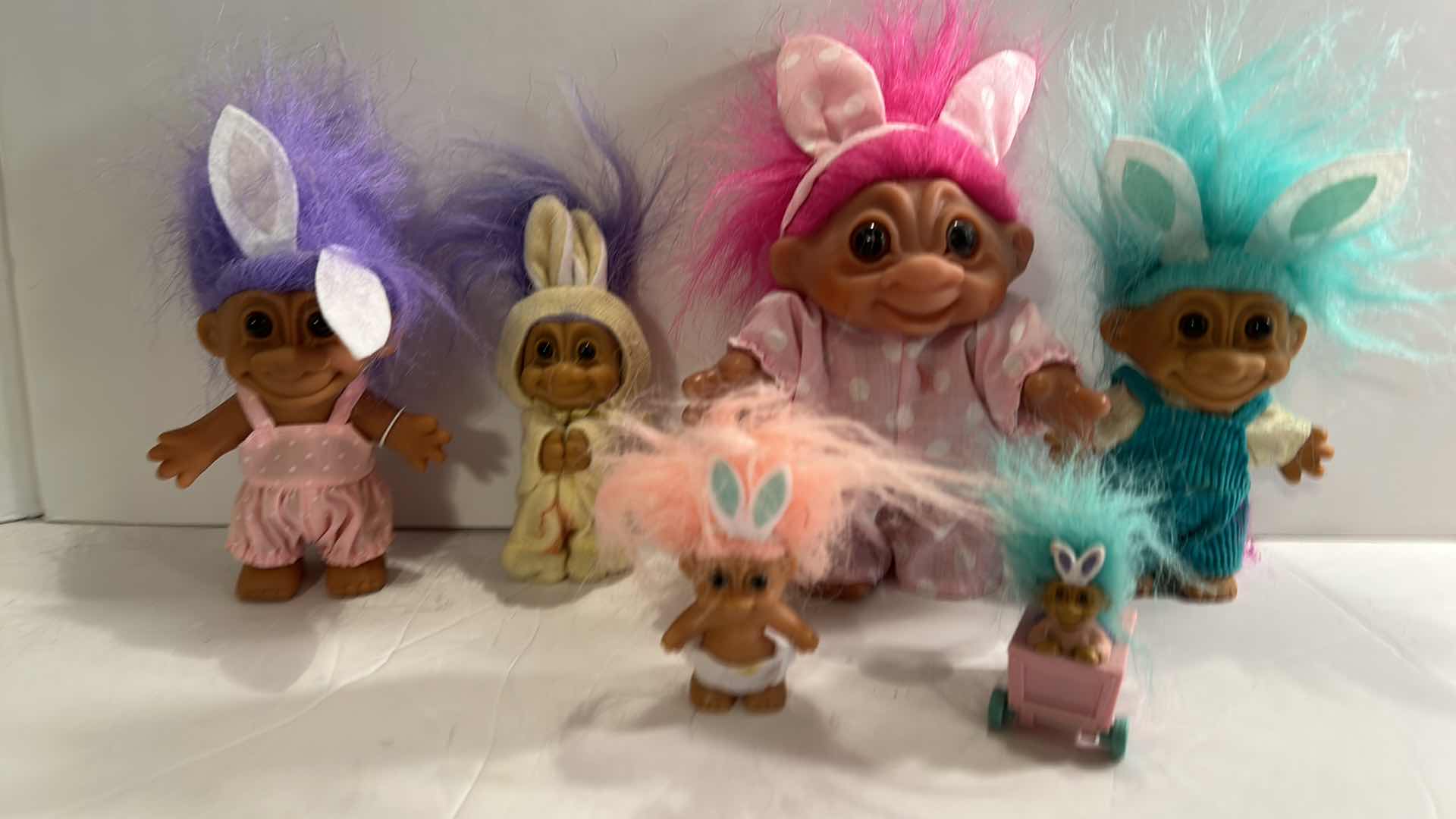 Photo 2 of 6 VINTAGE RUSS AND DAM TROLL DOLLS