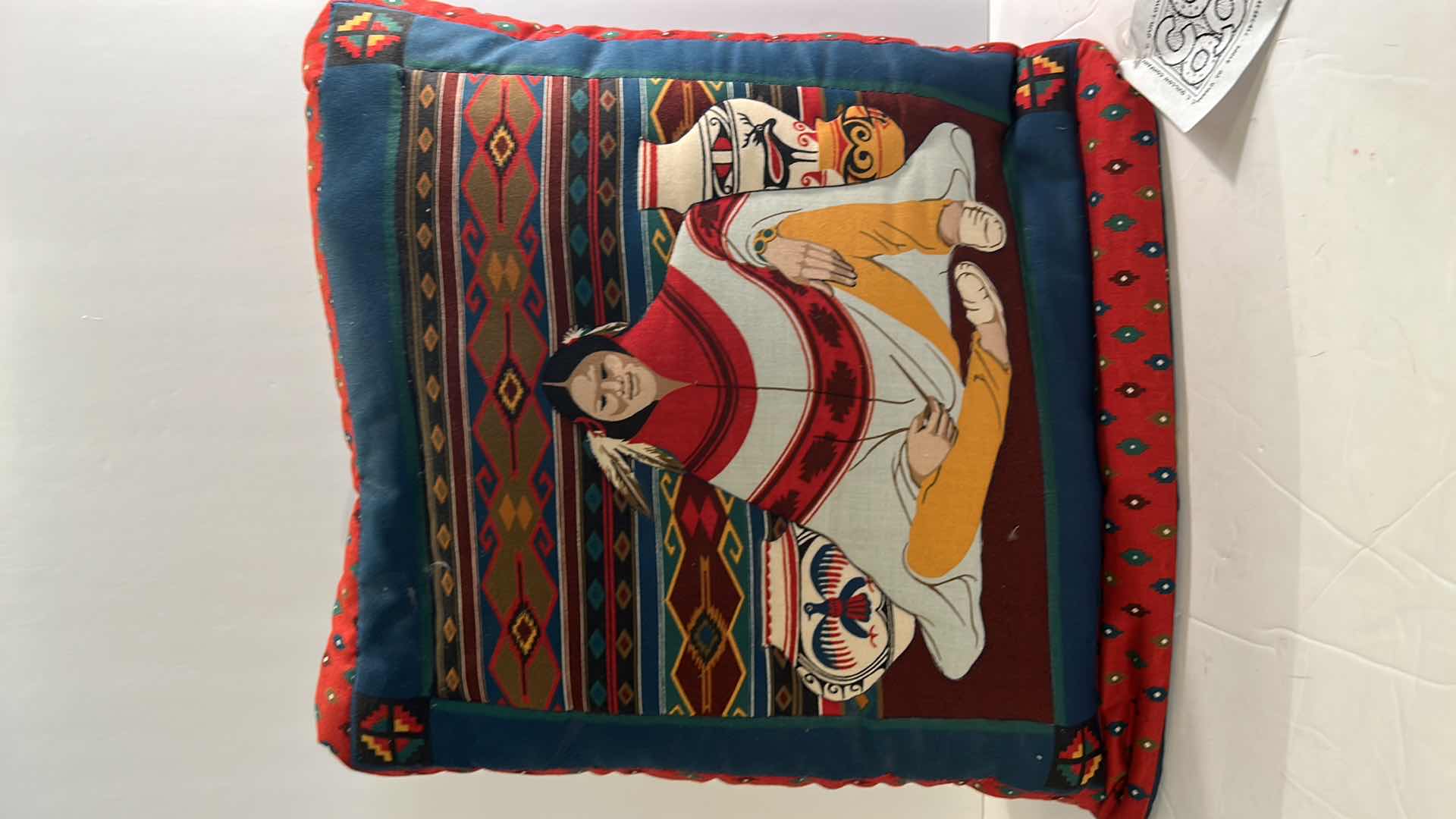 Photo 5 of HANDCRAFTED NATIVE AMERICAN PILLOW BLANKET COMBO “QUILLO”