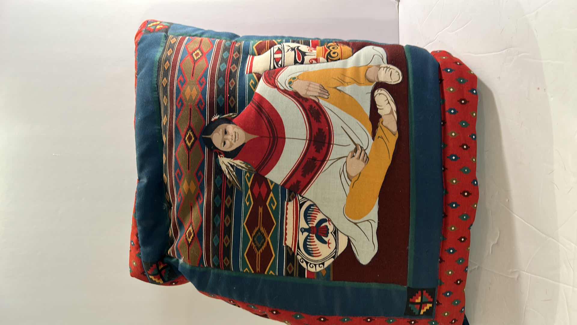 Photo 6 of HANDCRAFTED NATIVE AMERICAN PILLOW BLANKET COMBO “QUILLO”