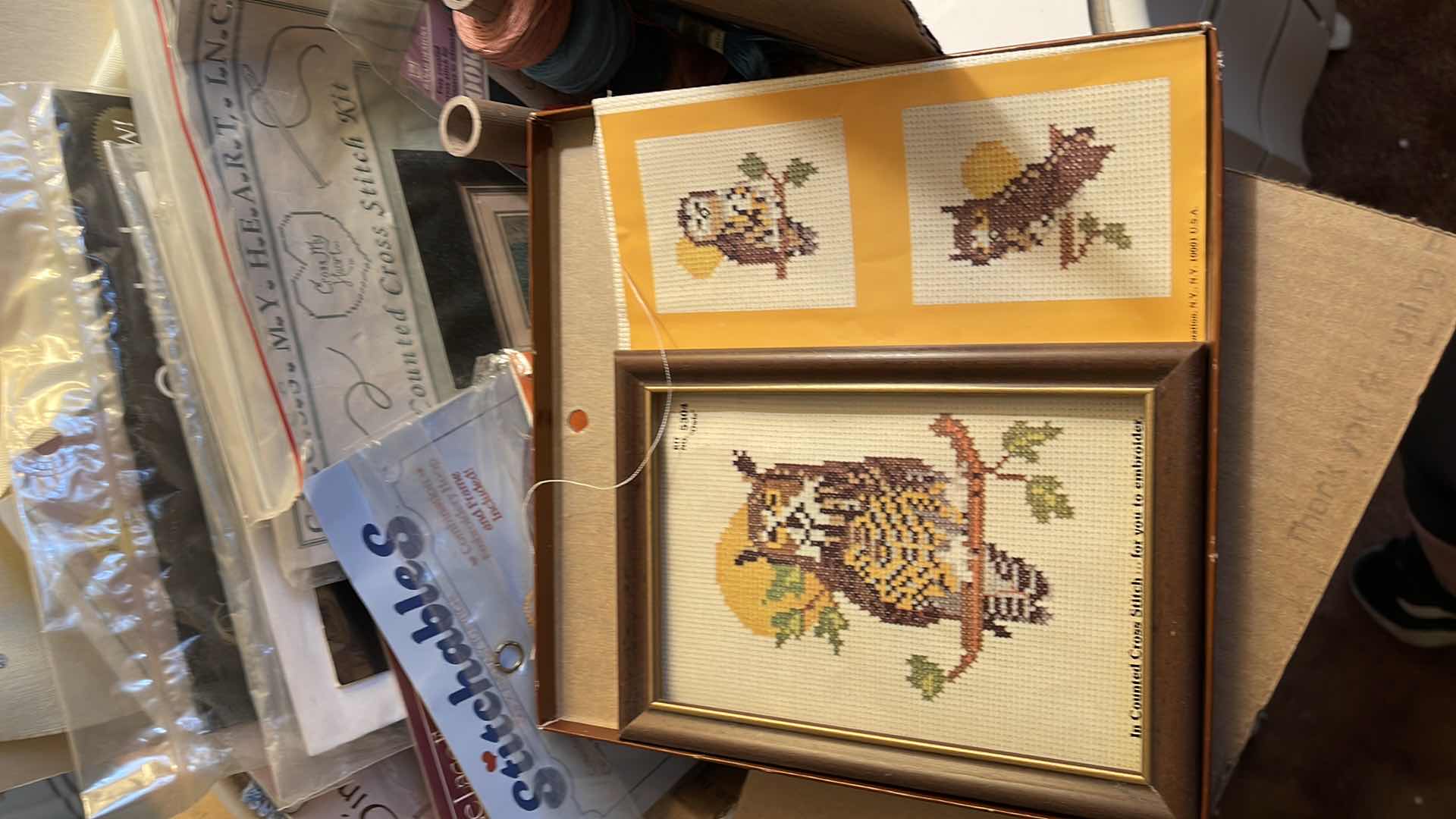Photo 6 of VINTAGE CROSS STITCH KITS AND MORE