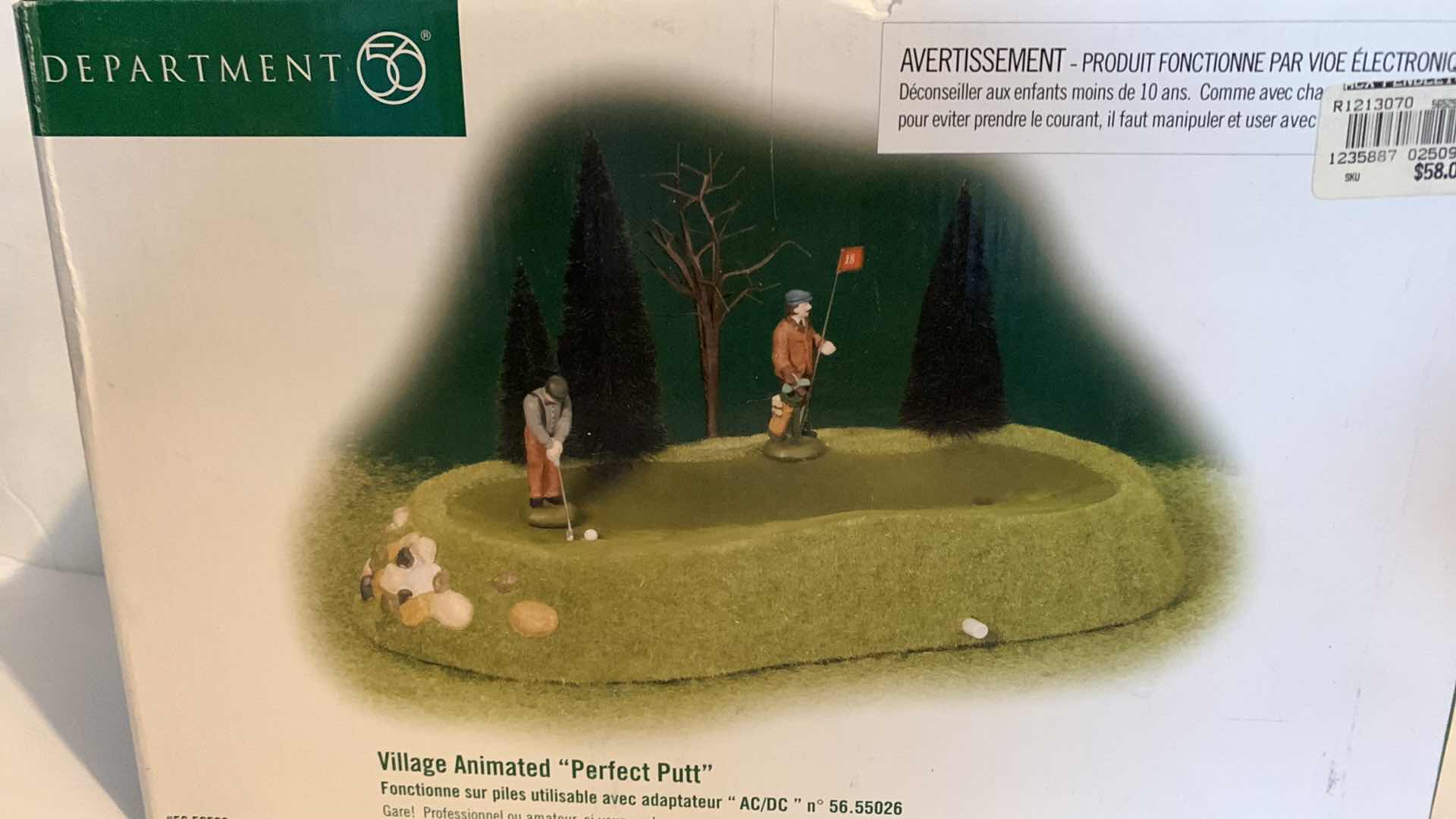 Photo 2 of DEPARTMENT 56 VILLAGE PERFECT PUTT ( HAS ALL PIECES)