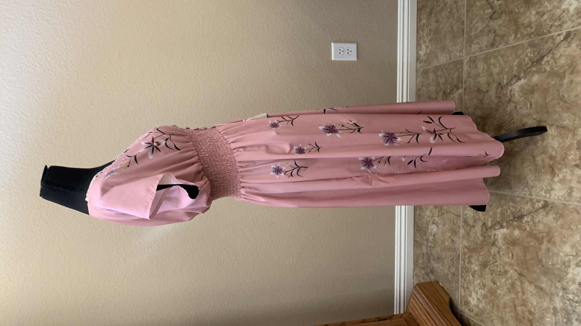 Photo 2 of PINK SLIP FLORAL DRESS SIZE XL