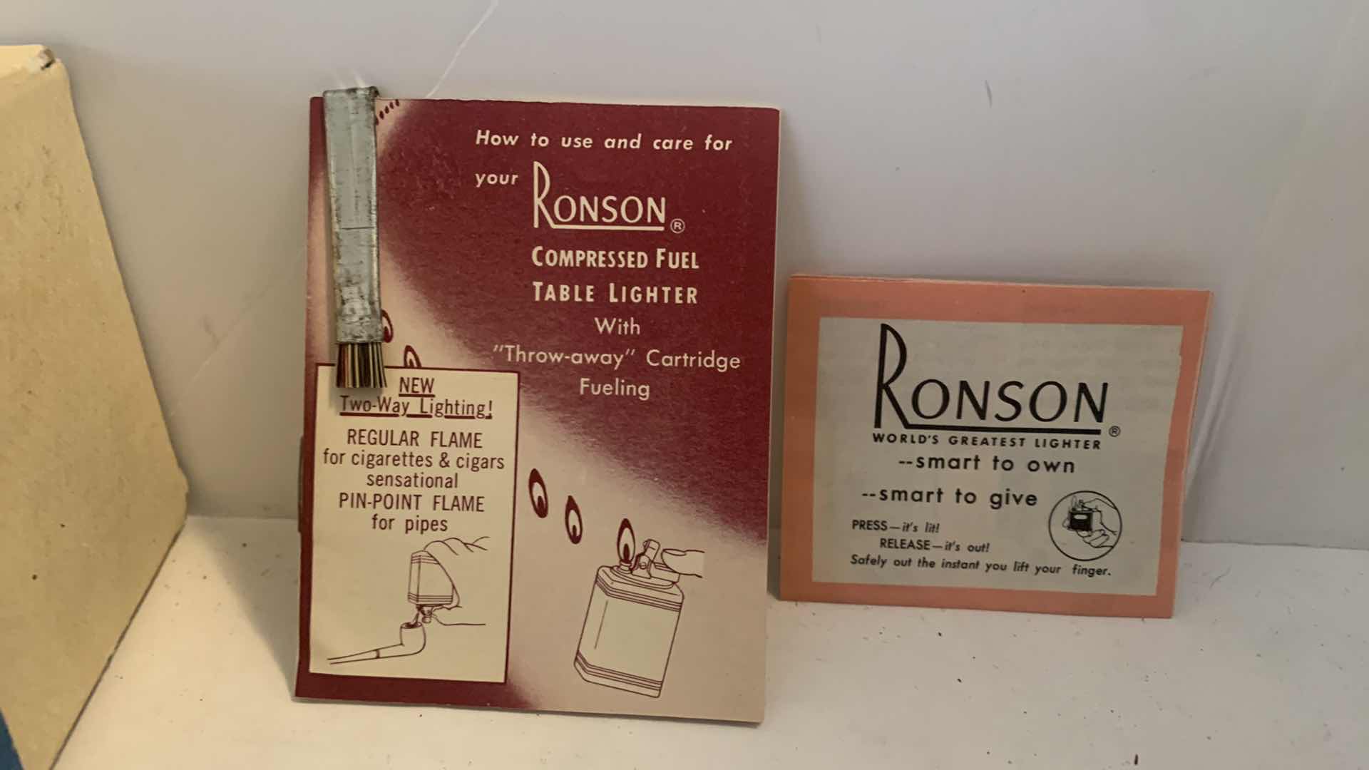 Photo 5 of VINTAGE RONSON COMPRESSED FUEL TABLE LIGHTER