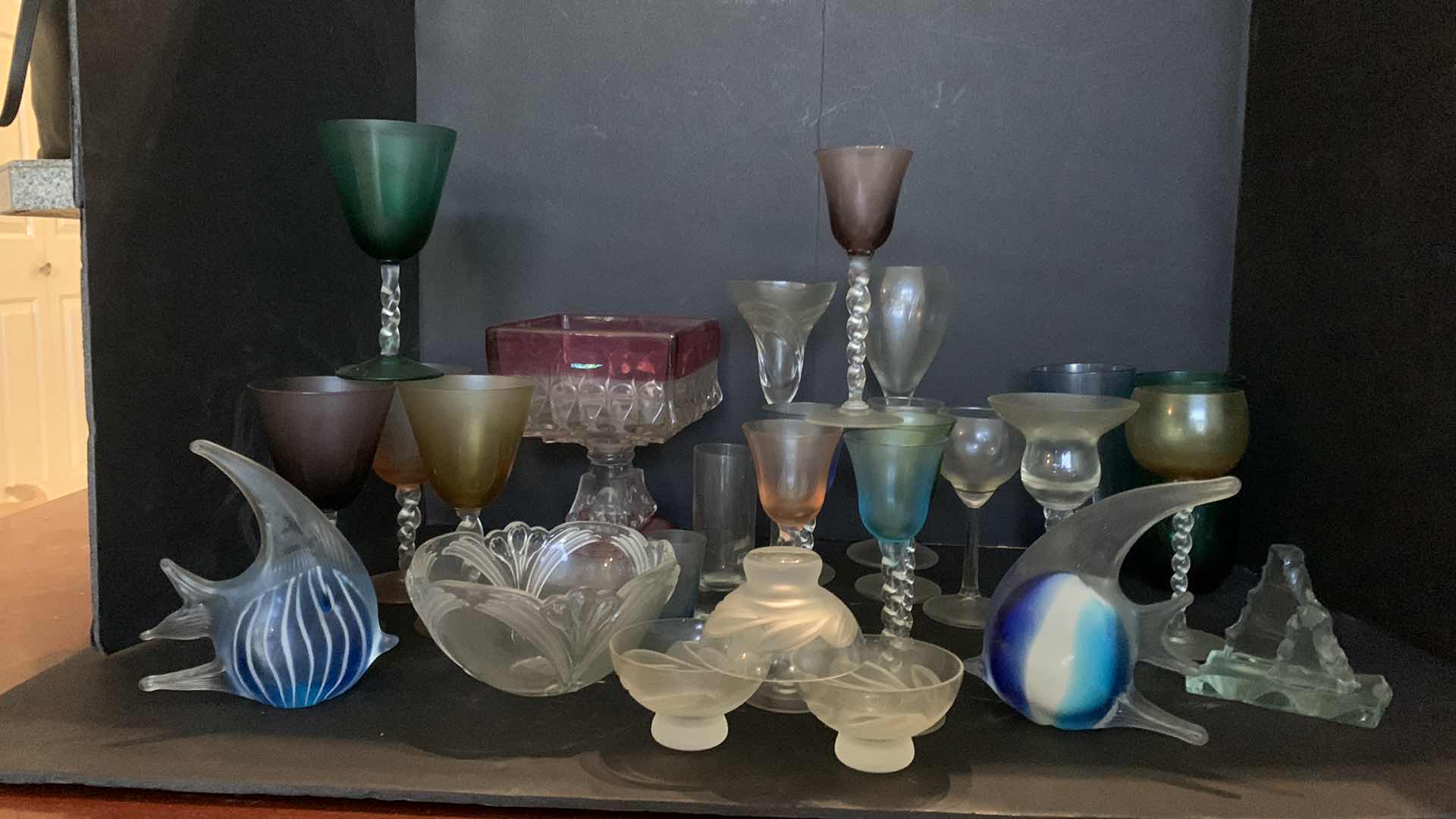 Photo 6 of GLASS AND CRYSTAL ASSORTMENT