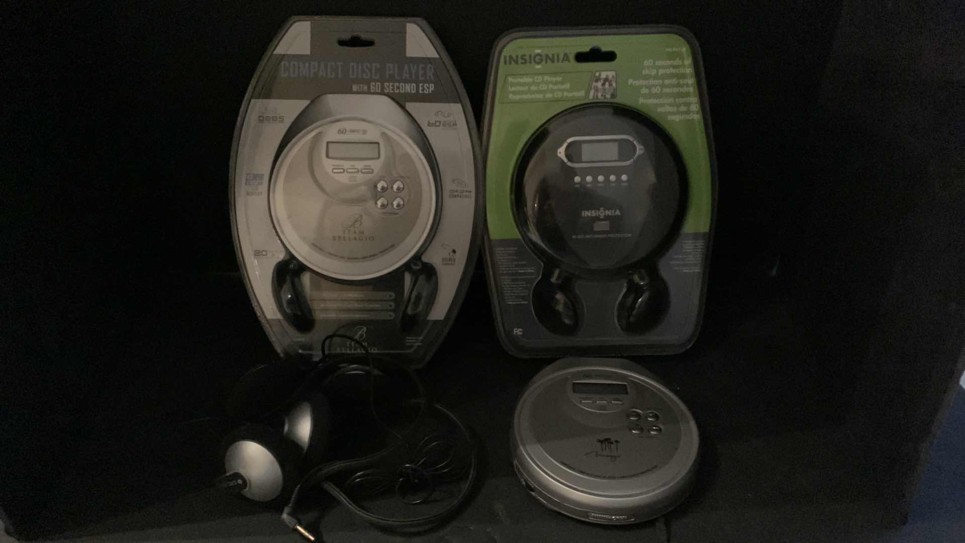 Photo 2 of 3- COMPACT DISC PLAYERS AND TWO EXTRA HEADPHONES