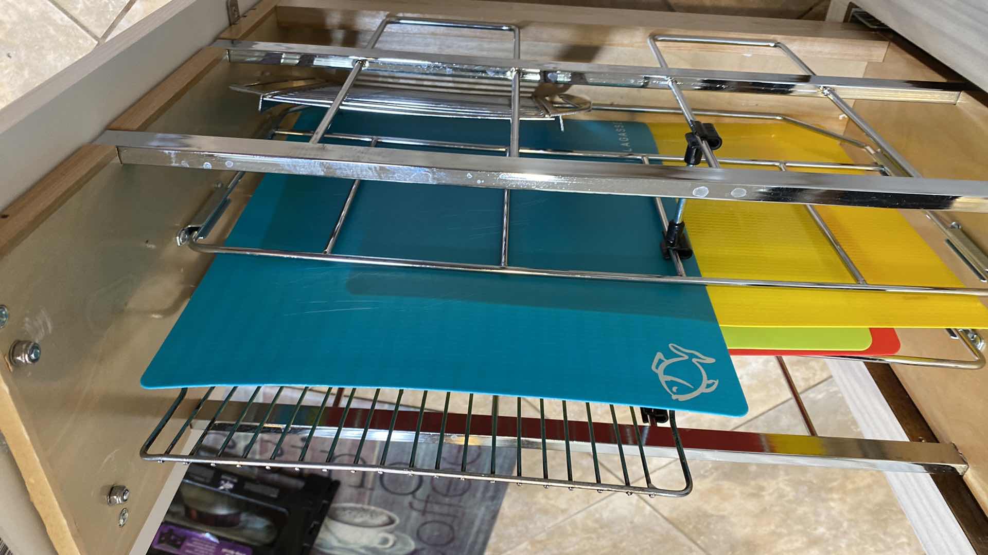 Photo 3 of CONTENTS OF CABINET BAKING SHEETS AND RACK