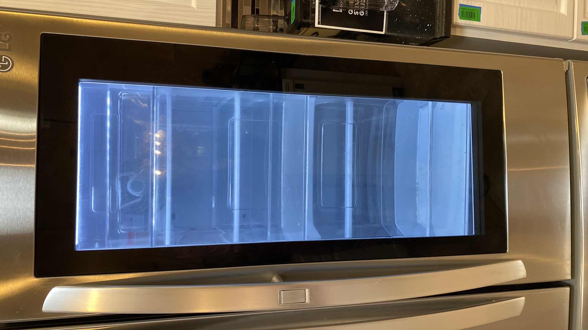 Photo 2 of LG 3 DOOR THIN Q REFRIGERATOR WITH ICE MAKER 36” X 34” H70”
