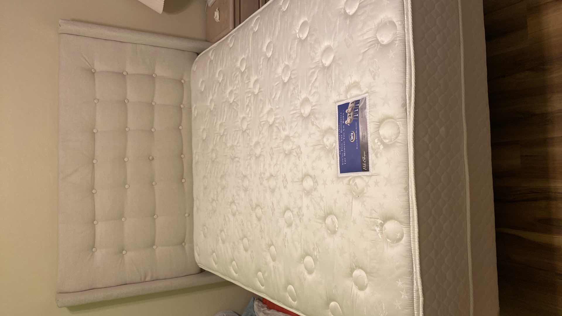 Photo 1 of SERTA PERFECT SLEEPER MATTRESS BOX SPRING AND BED FRAME INCLUDING NEUTRAL HEADBOARD