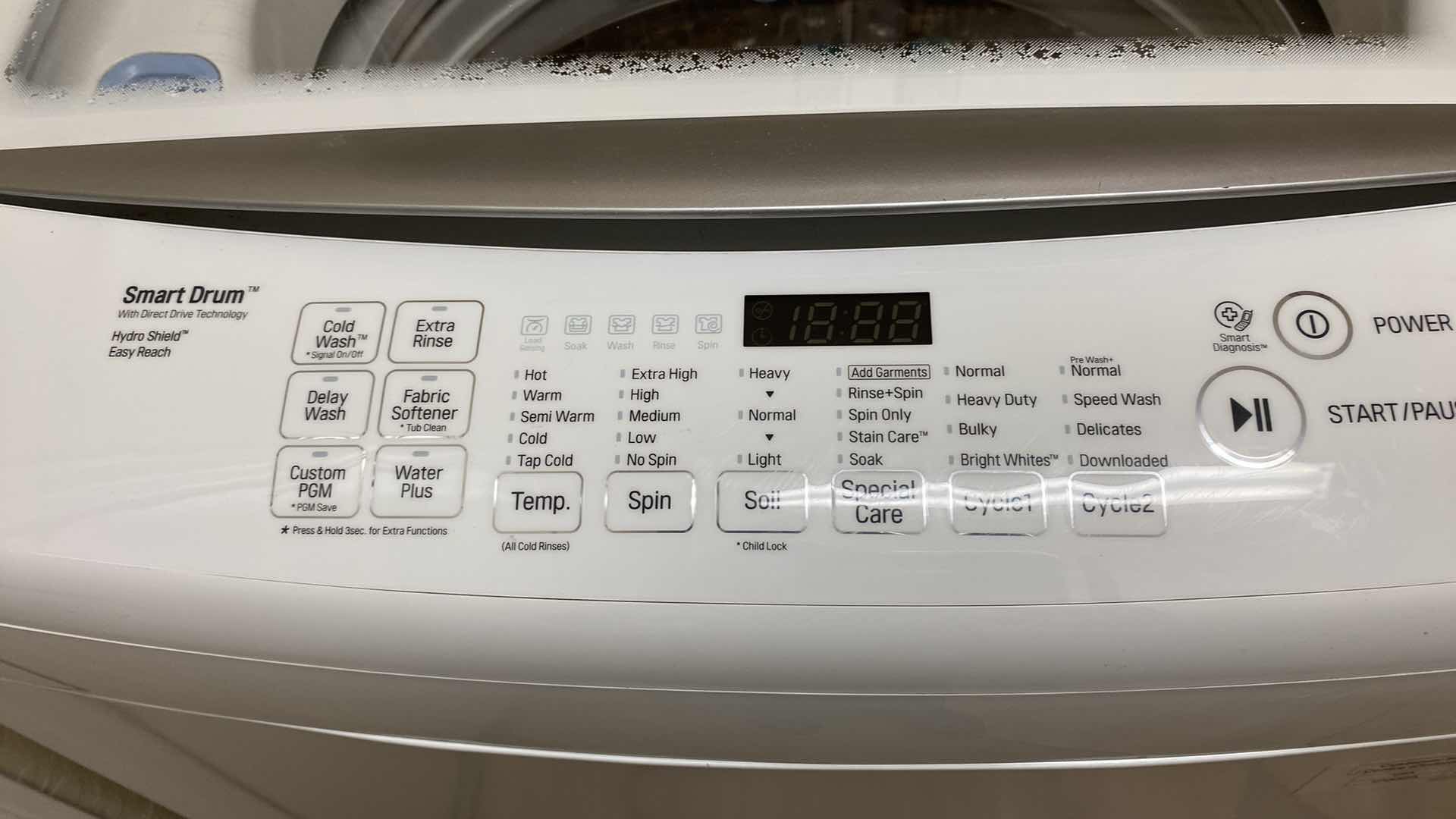 Photo 3 of LG TOP LOADER WASHING MACHINE MODEL WT1501CW (MATCHING GAS DRYER AVAILABLE SEPARATELY)