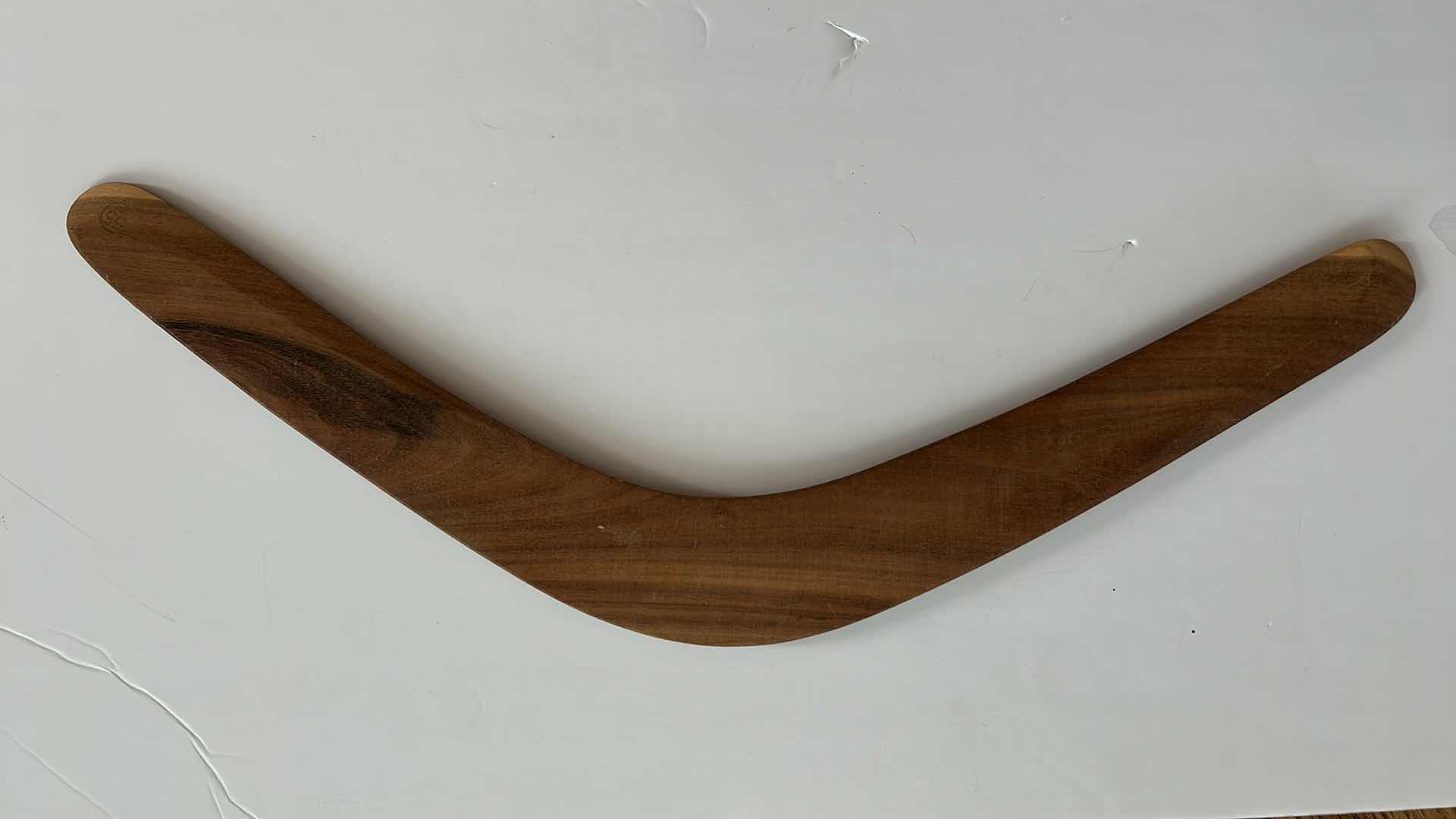 Photo 5 of WOOD HANDPAINTED 22” BOOMERANG FROM AUSTRALIA